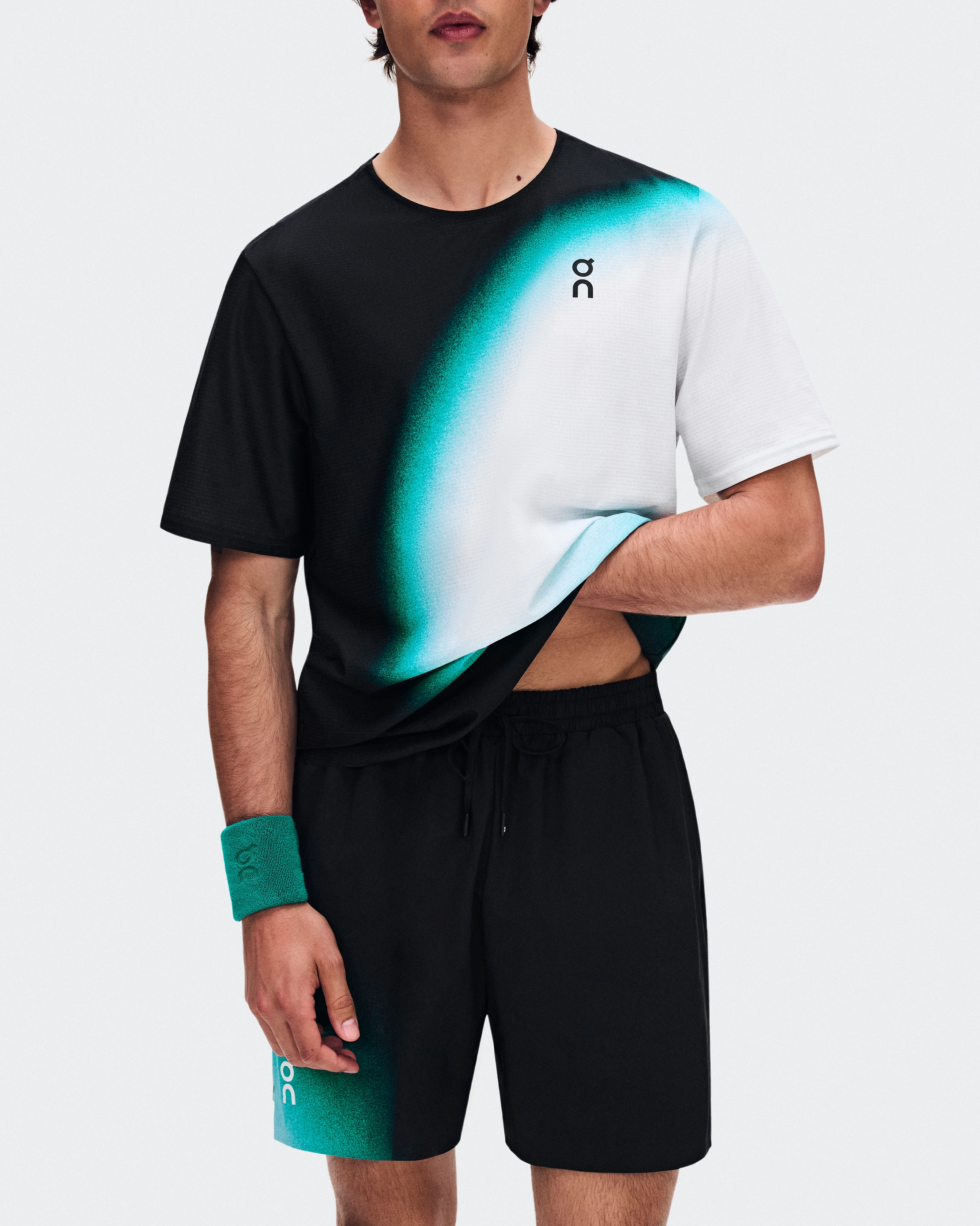 On 5" Court Shorts Swing Black & Neem Men Shorts