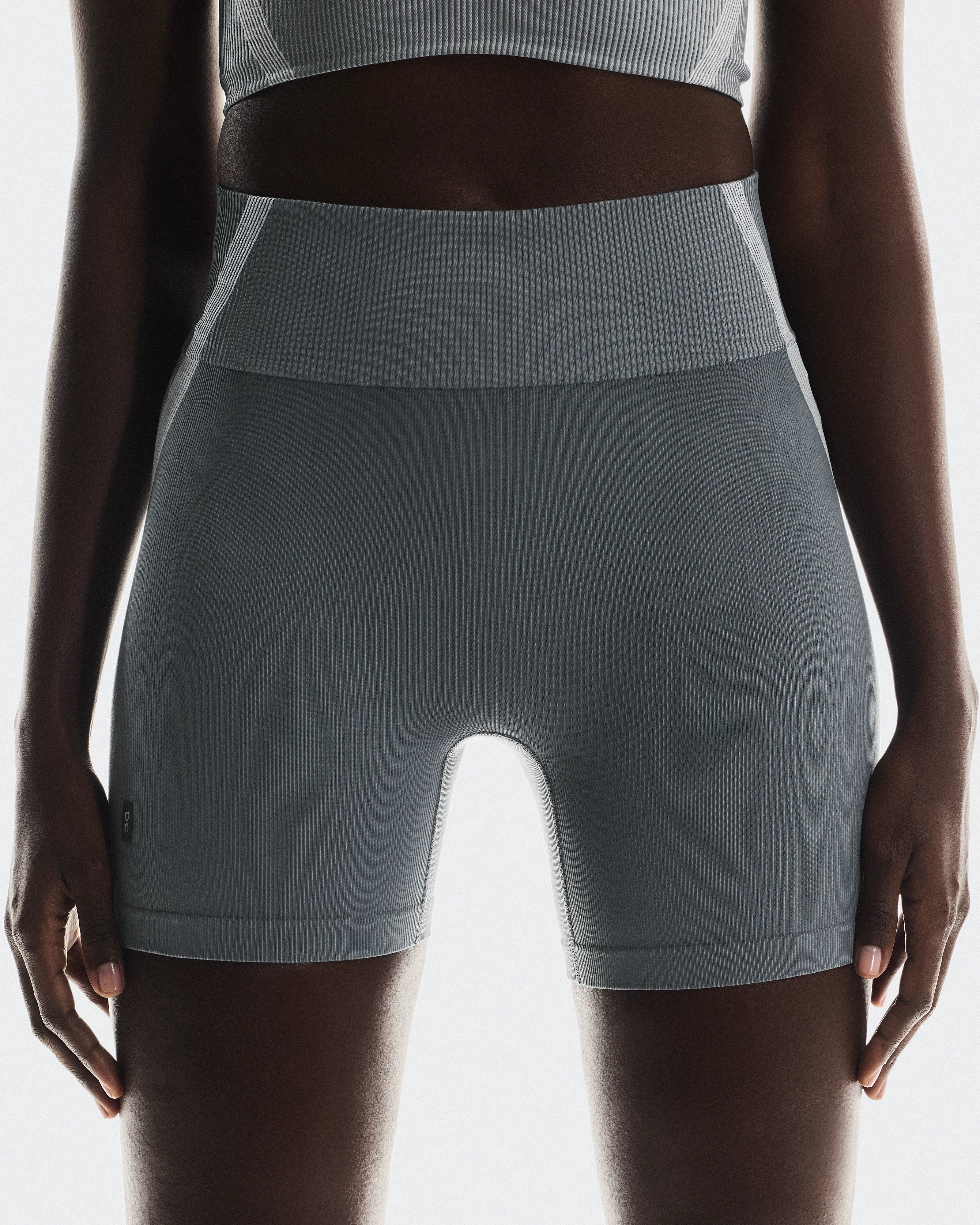 On Studio Knit Shorts Rock & Glacier Women Shorts