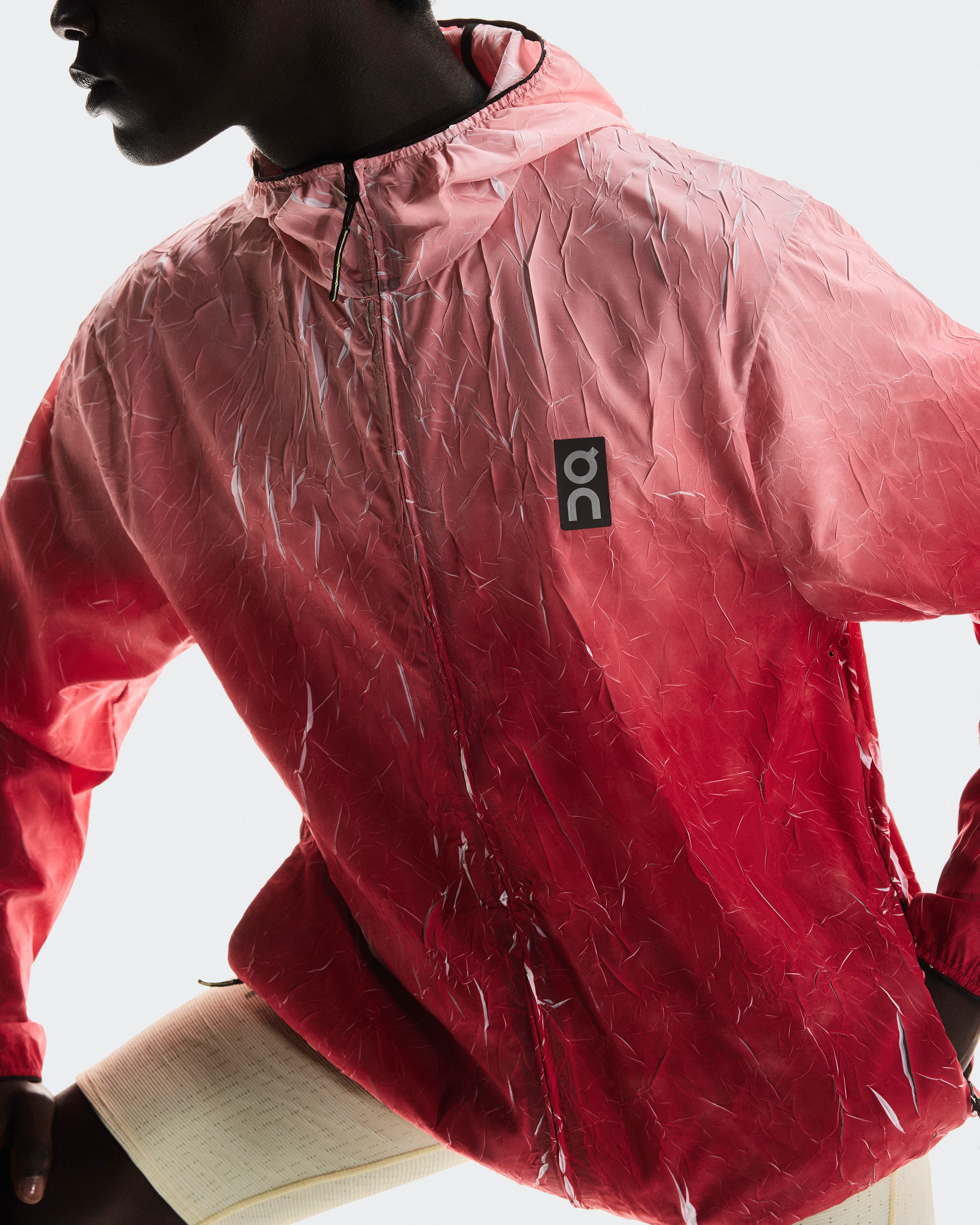 On Pace Run Jacket Red Men Jackets