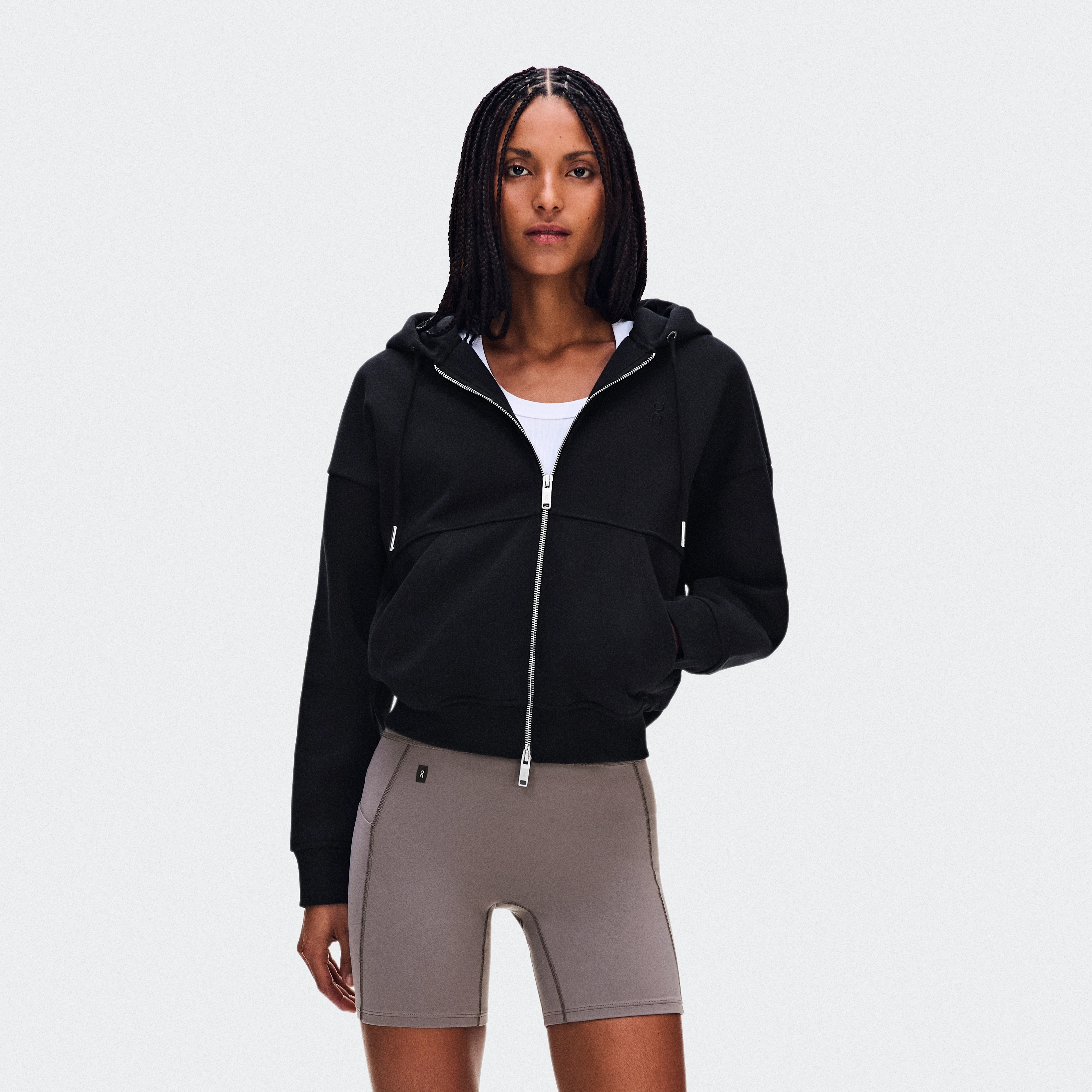 On Club Collective Full Zip Hoodie Black Women – Elevated everyday wear Hoodies and sweatshirts