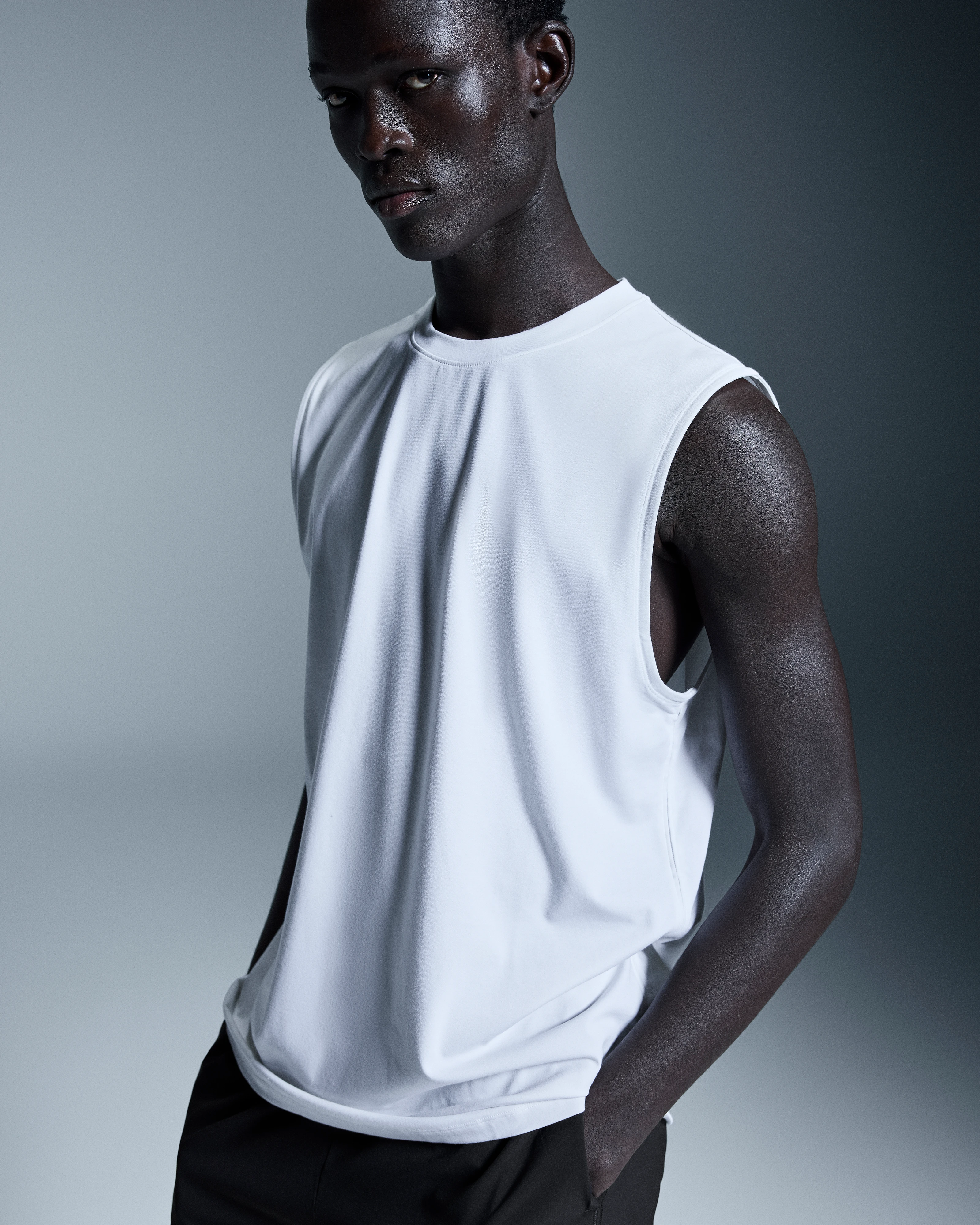 On Focus Tank White Men Tops and t-shirts
