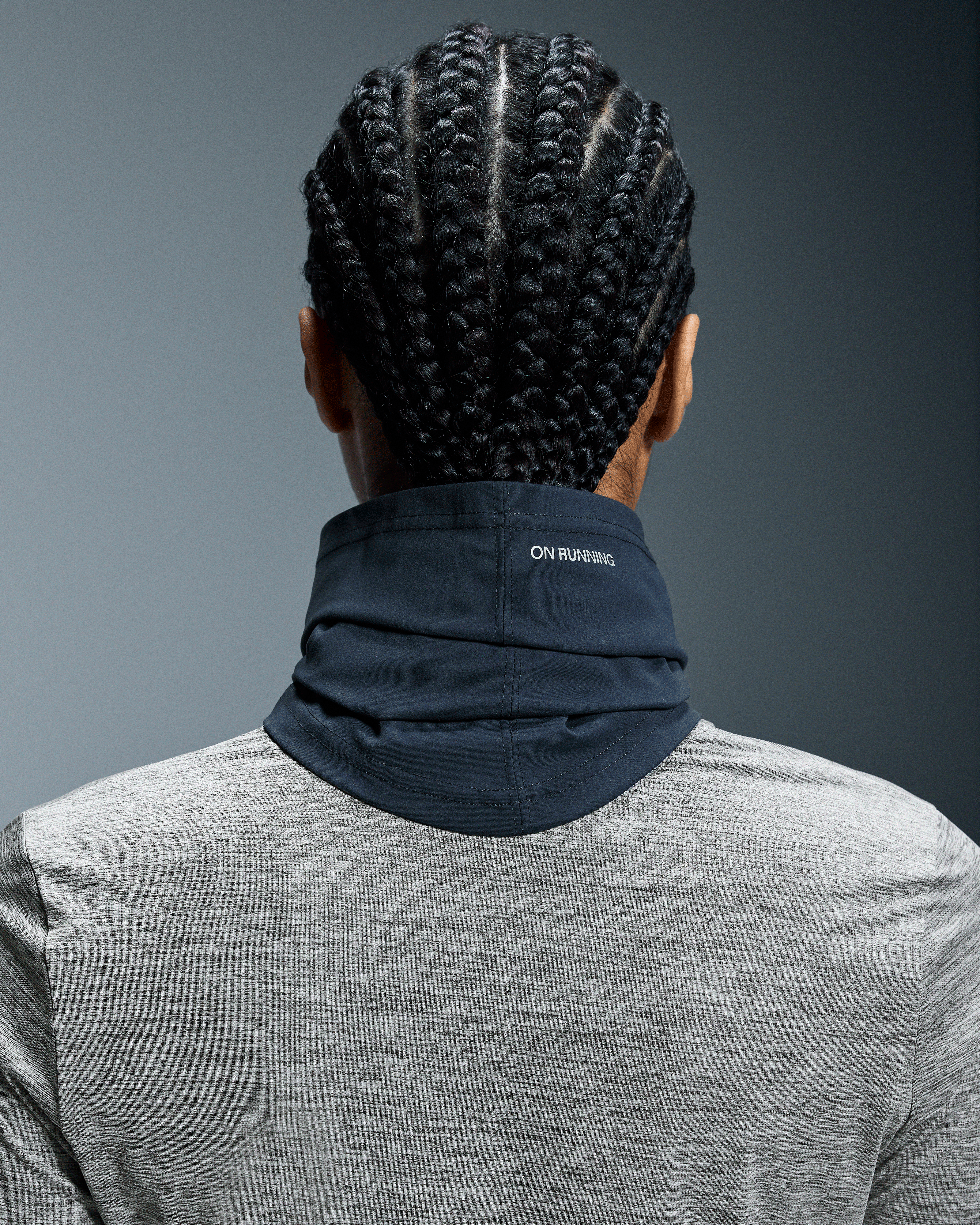 On Core Neck Gaiter Navy Unisex Scarves and neck gaiters