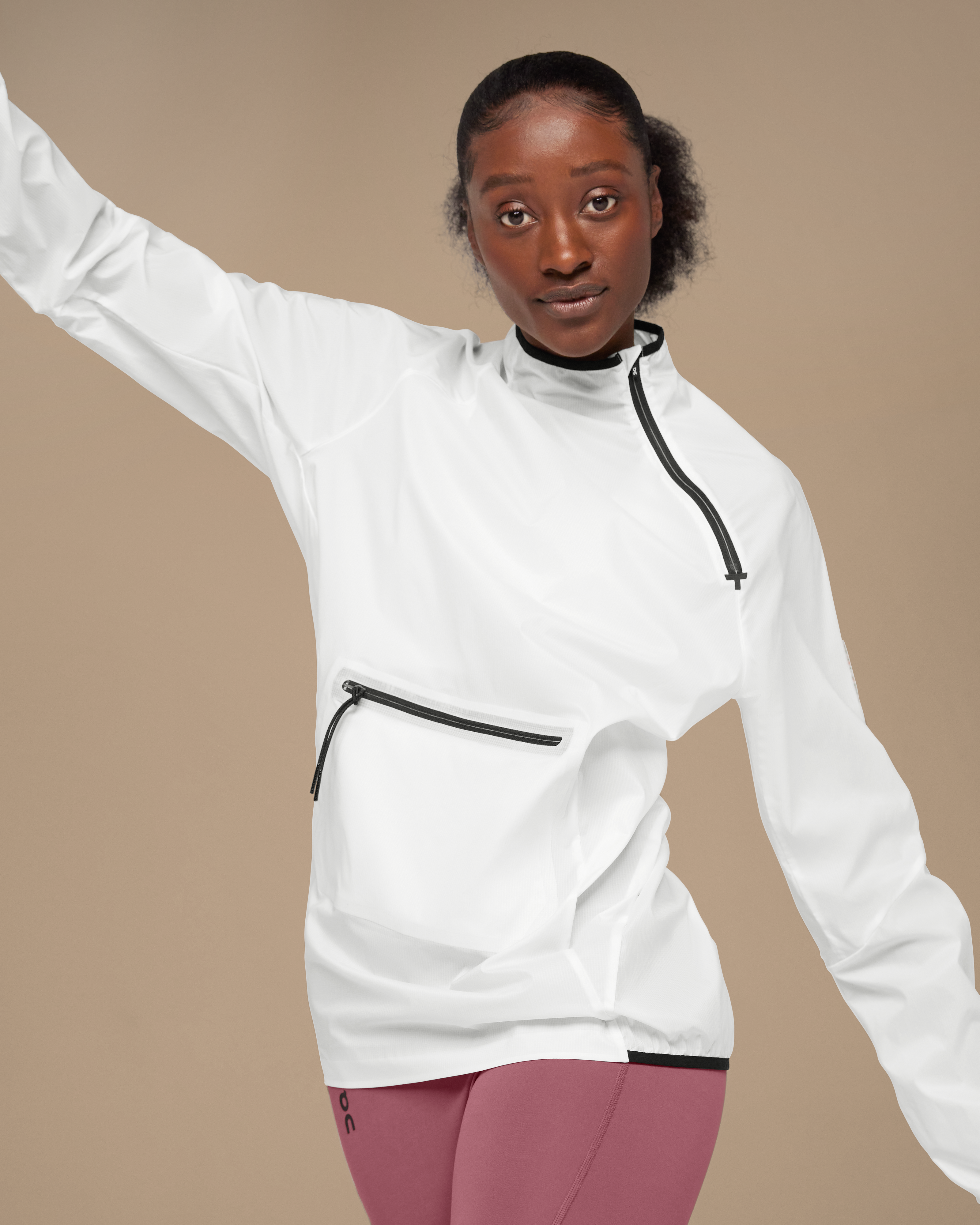 On Active Jacket Undyed-White Women Jackets