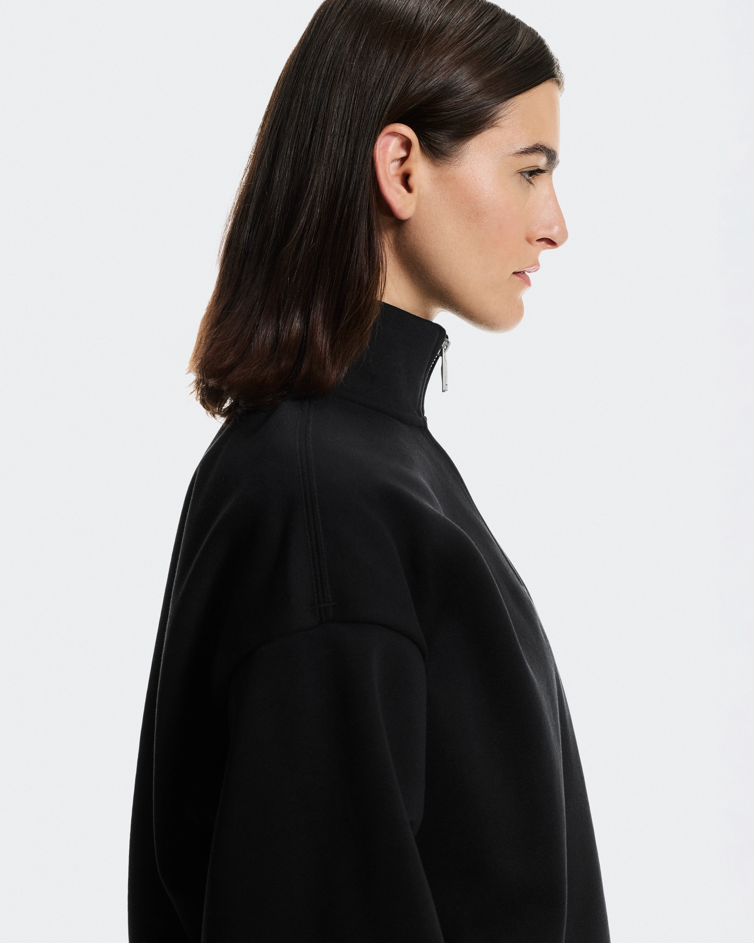On Club Collective 1/4 Zip Black Women Hoodies and sweatshirts