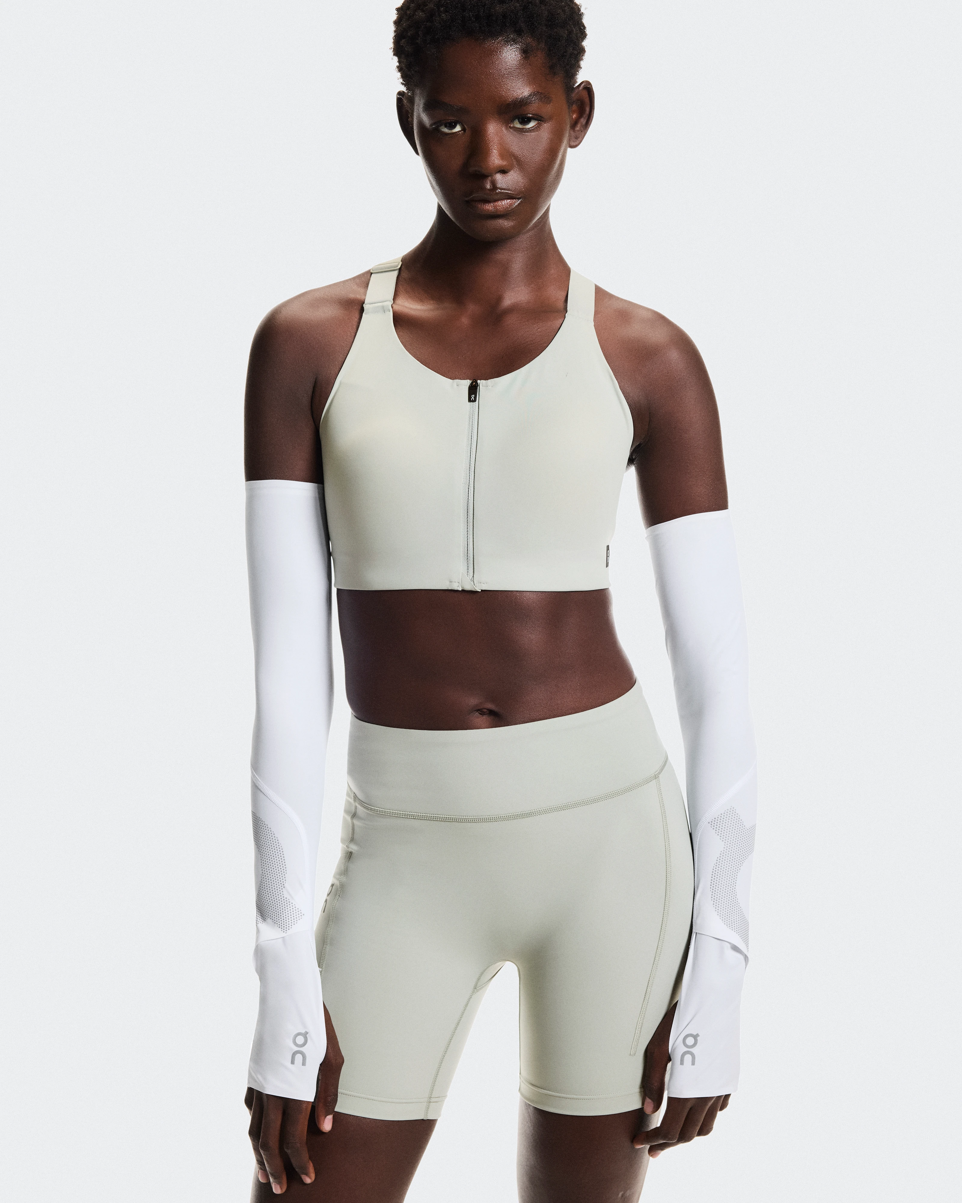 On Solar Arm Sleeves White Unisex Arm sleeves