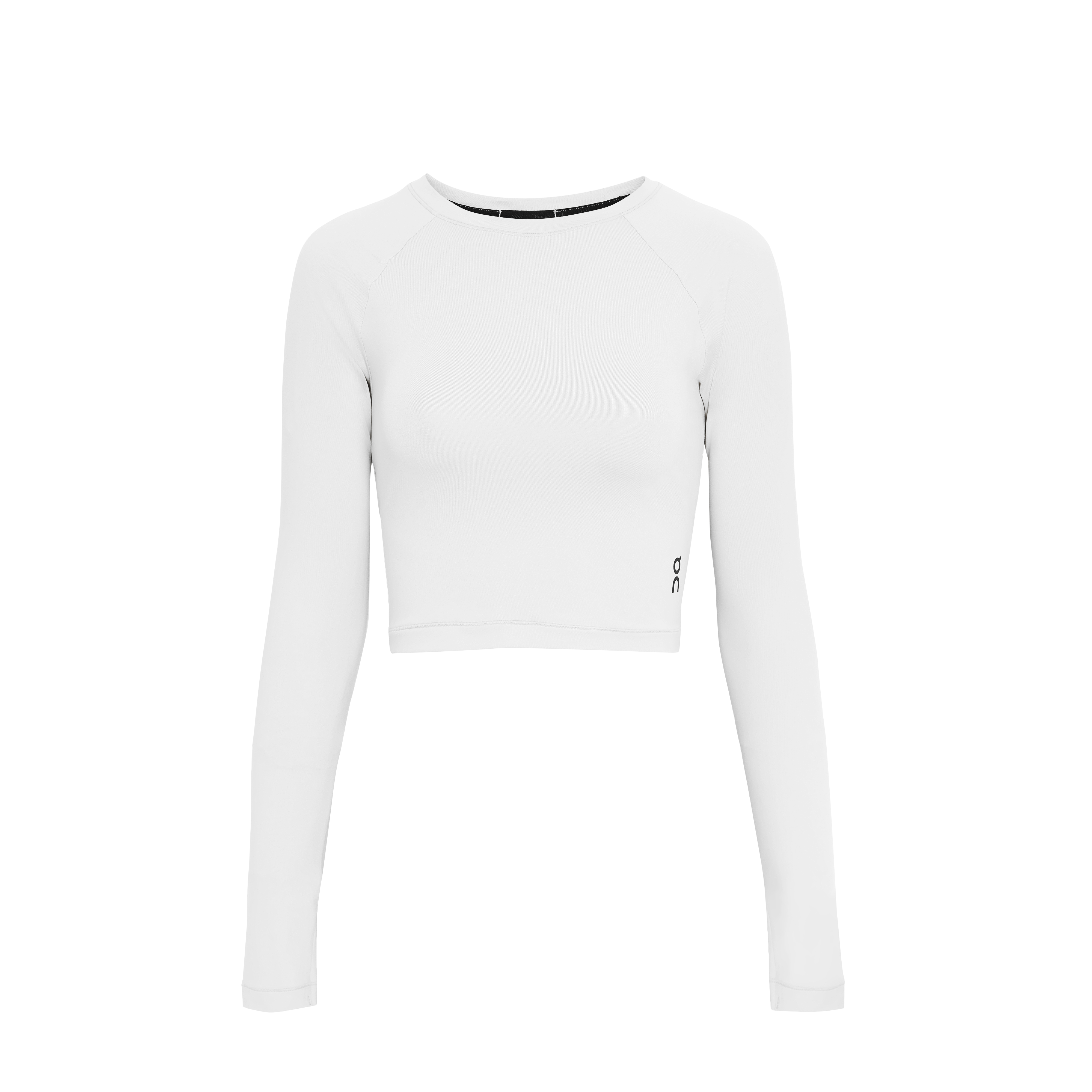 Studio Long-T Crop Long-Sleeve Shirt in White