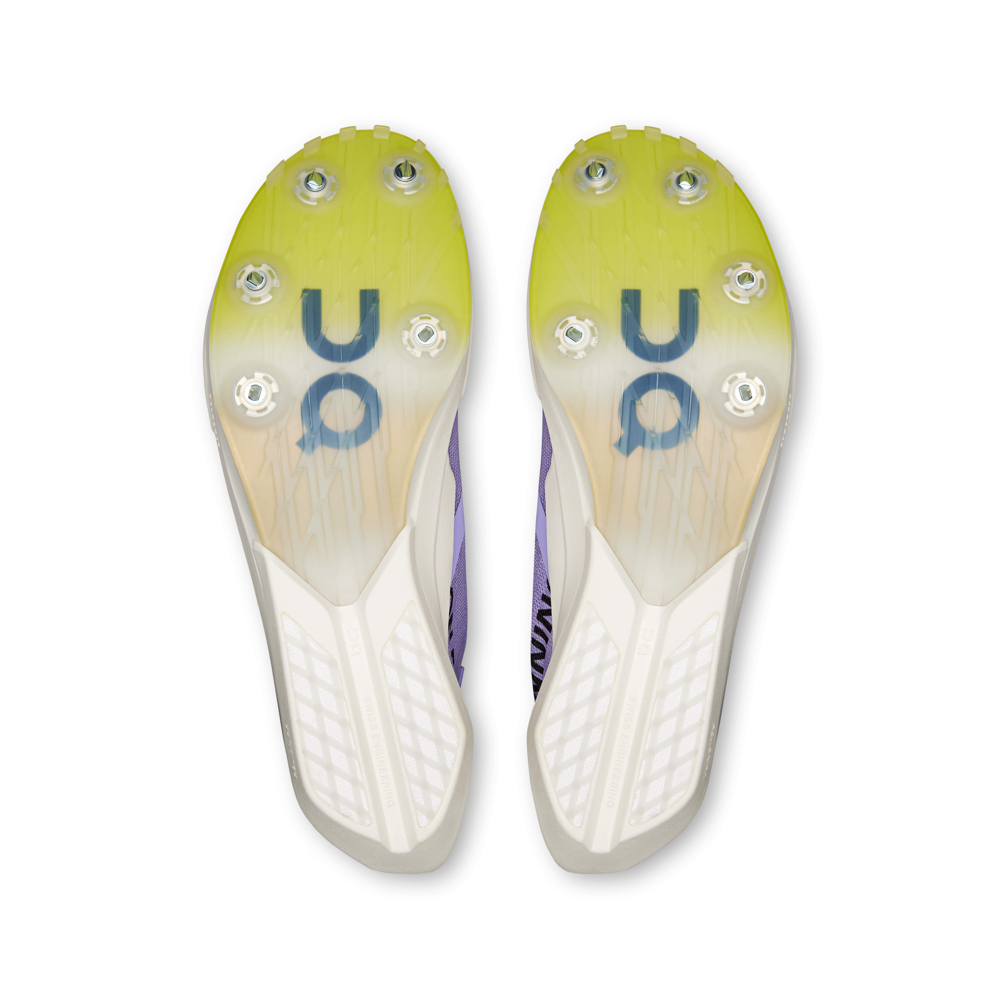 On Cloudspike Amplius 2 Bloom & Lime Women Track Shoes