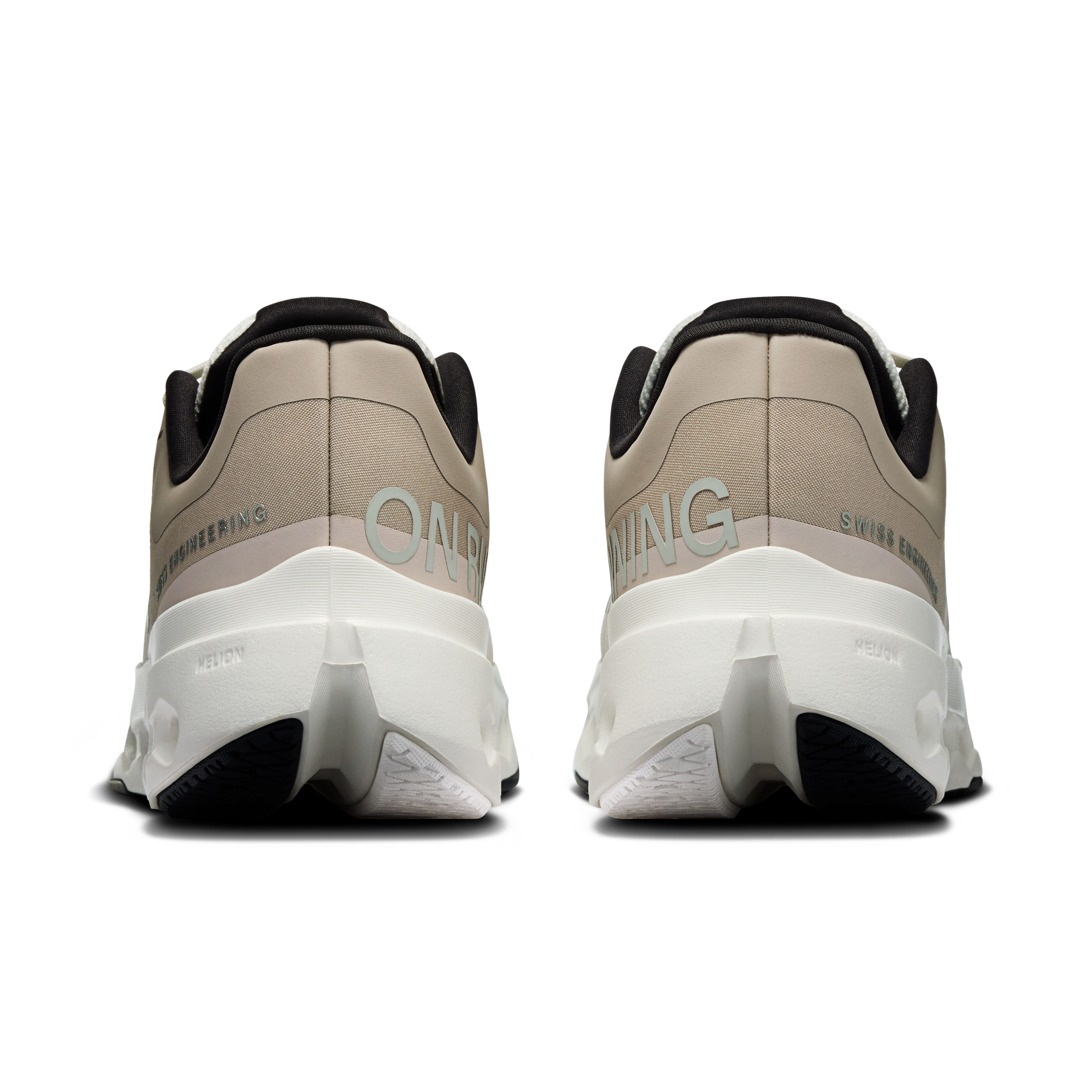 On Cloudsurfer Next Fog & Ivory Women Road running Shoes
