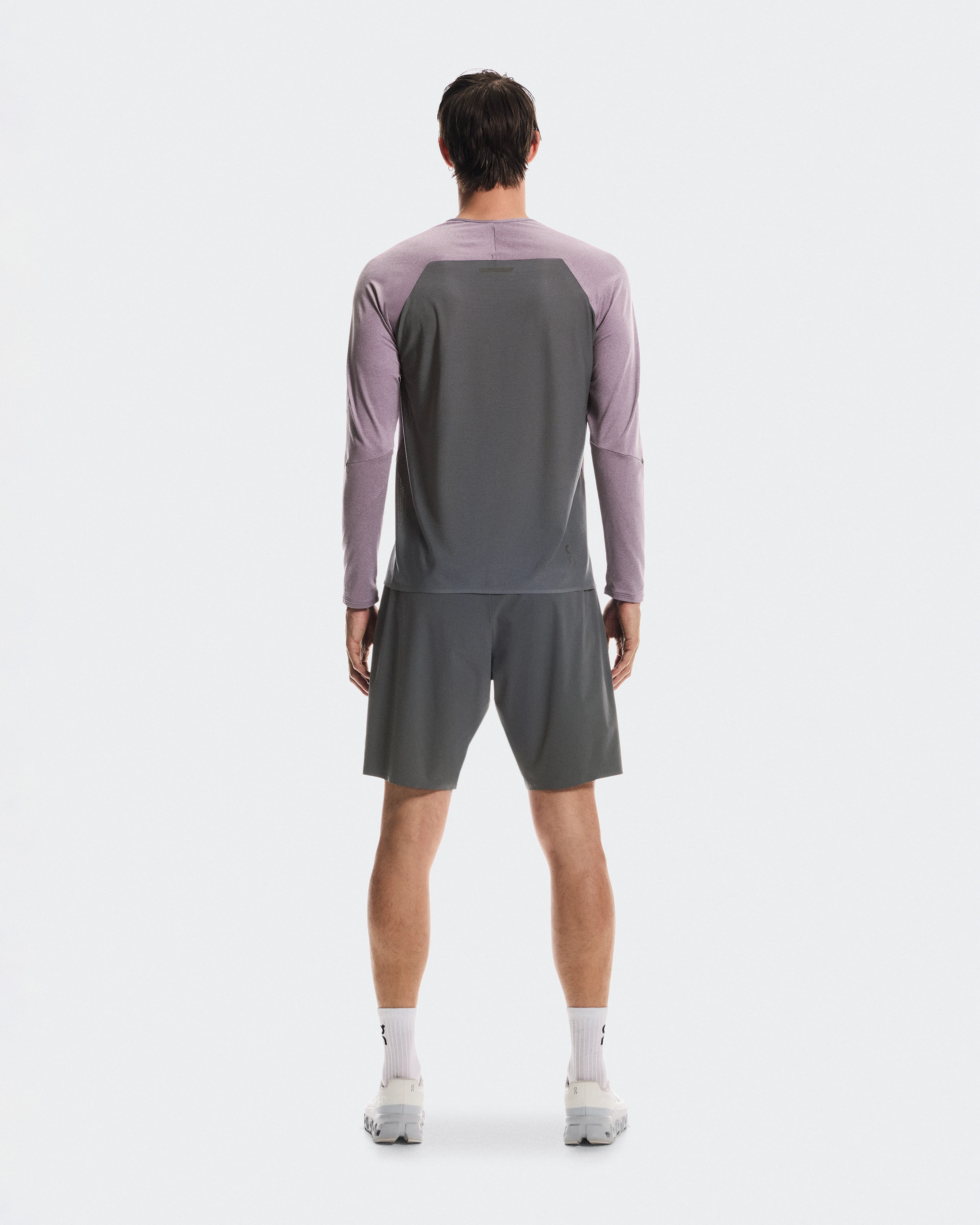 On Performance Long-T Dewberry & Eclipse Men Tops and t-shirts