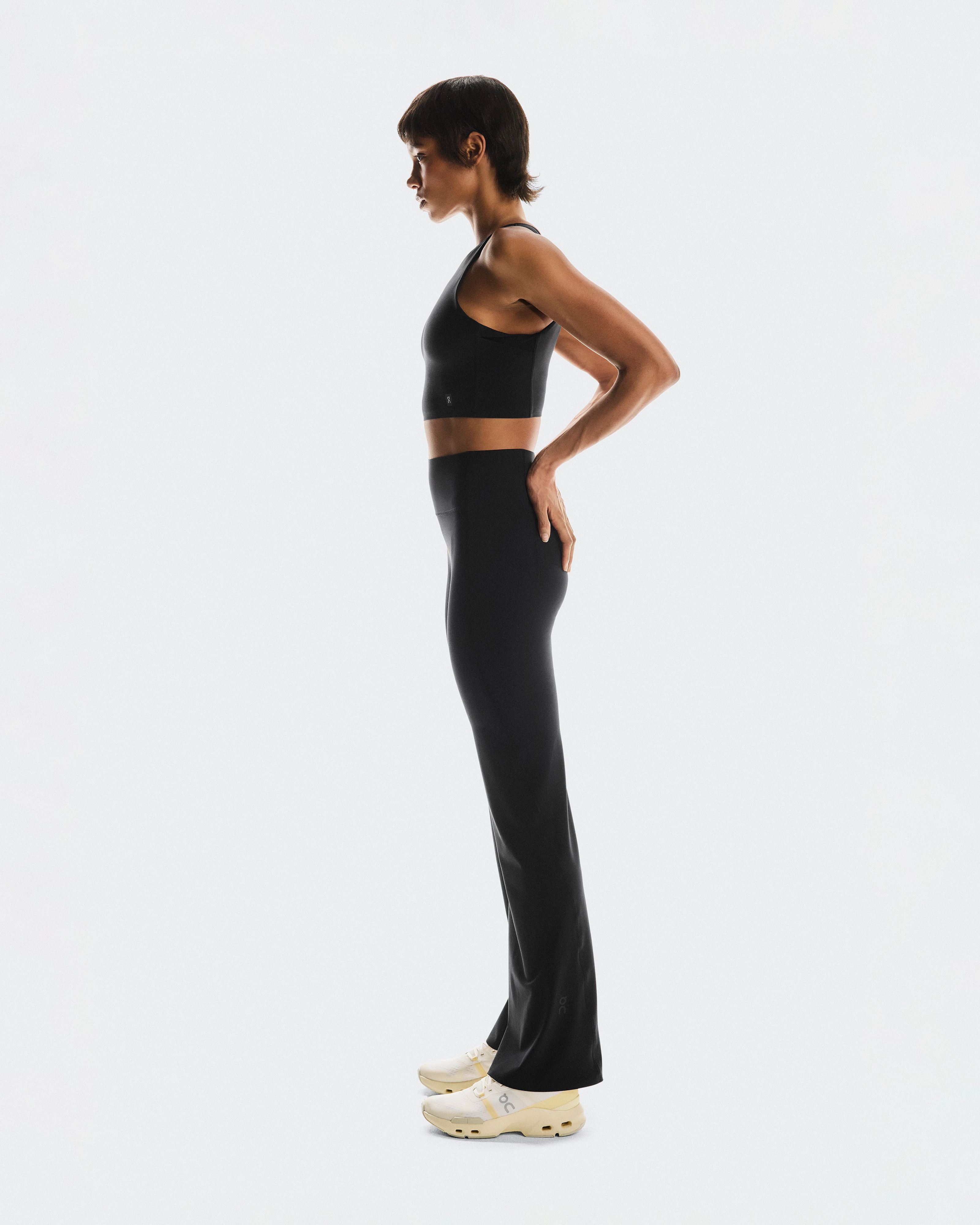 On Studio Leggings Flared Black Women Tights