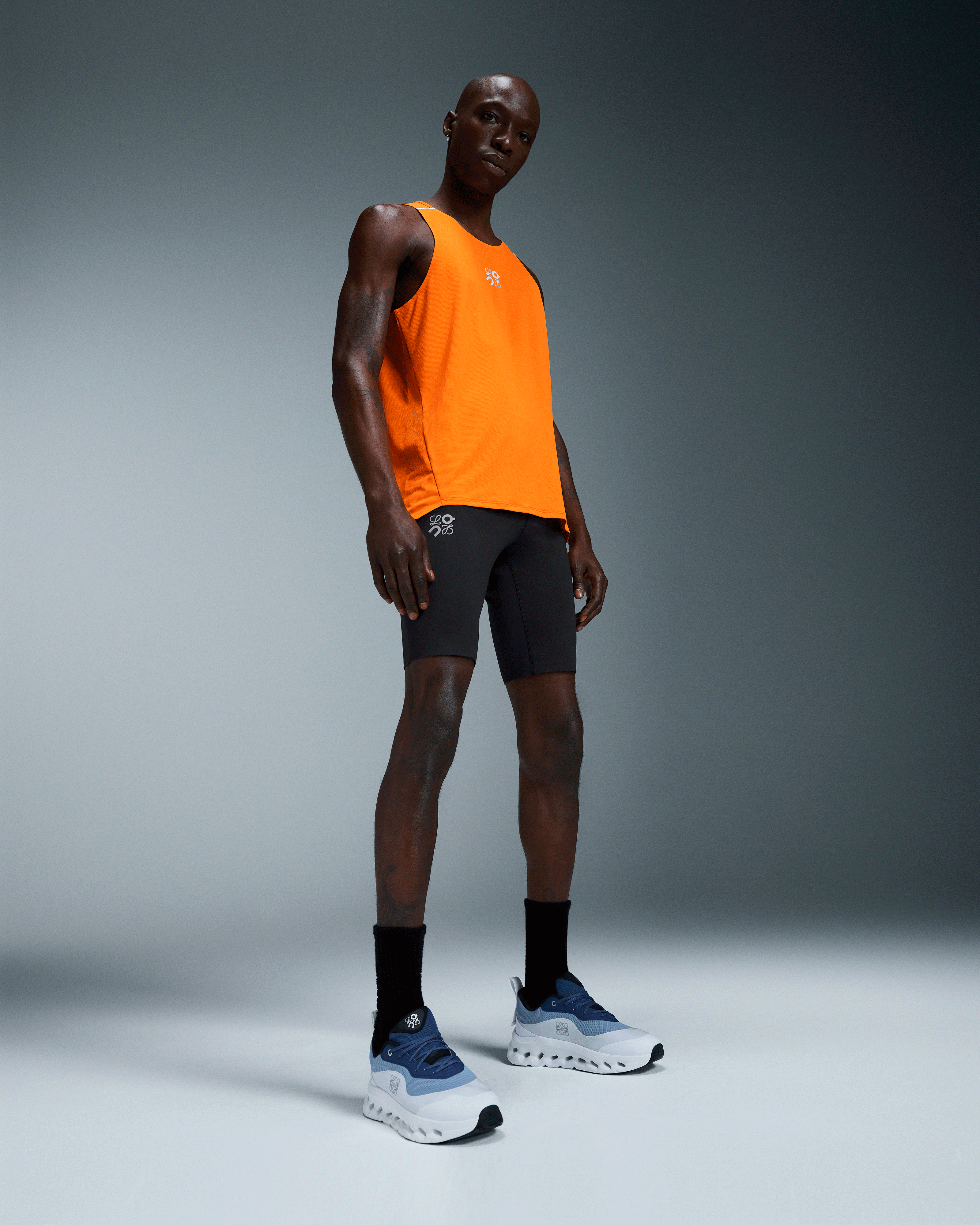 On Active Shorts LOEWE Black Men Shorts