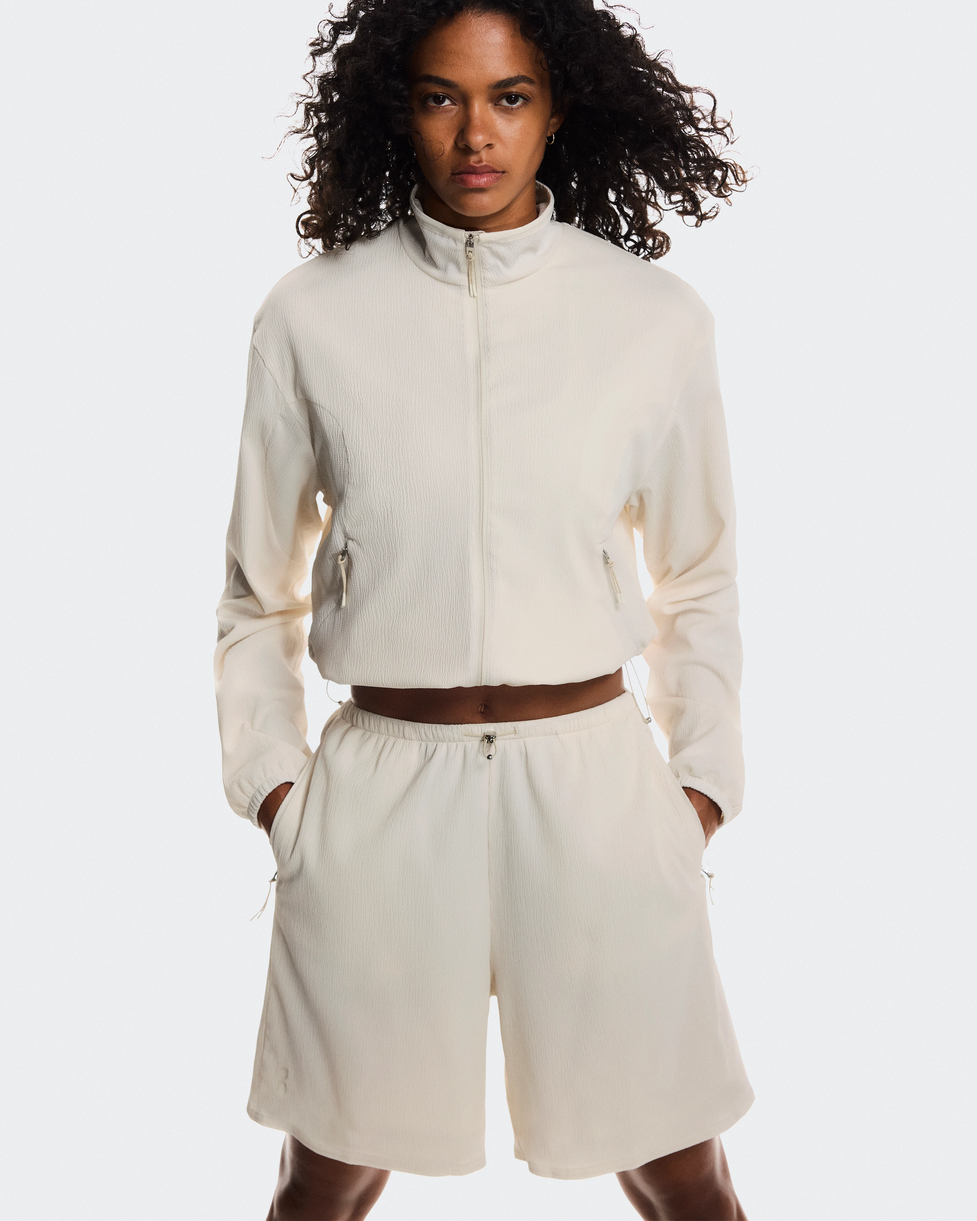 On Track Jacket Cream Women Jackets