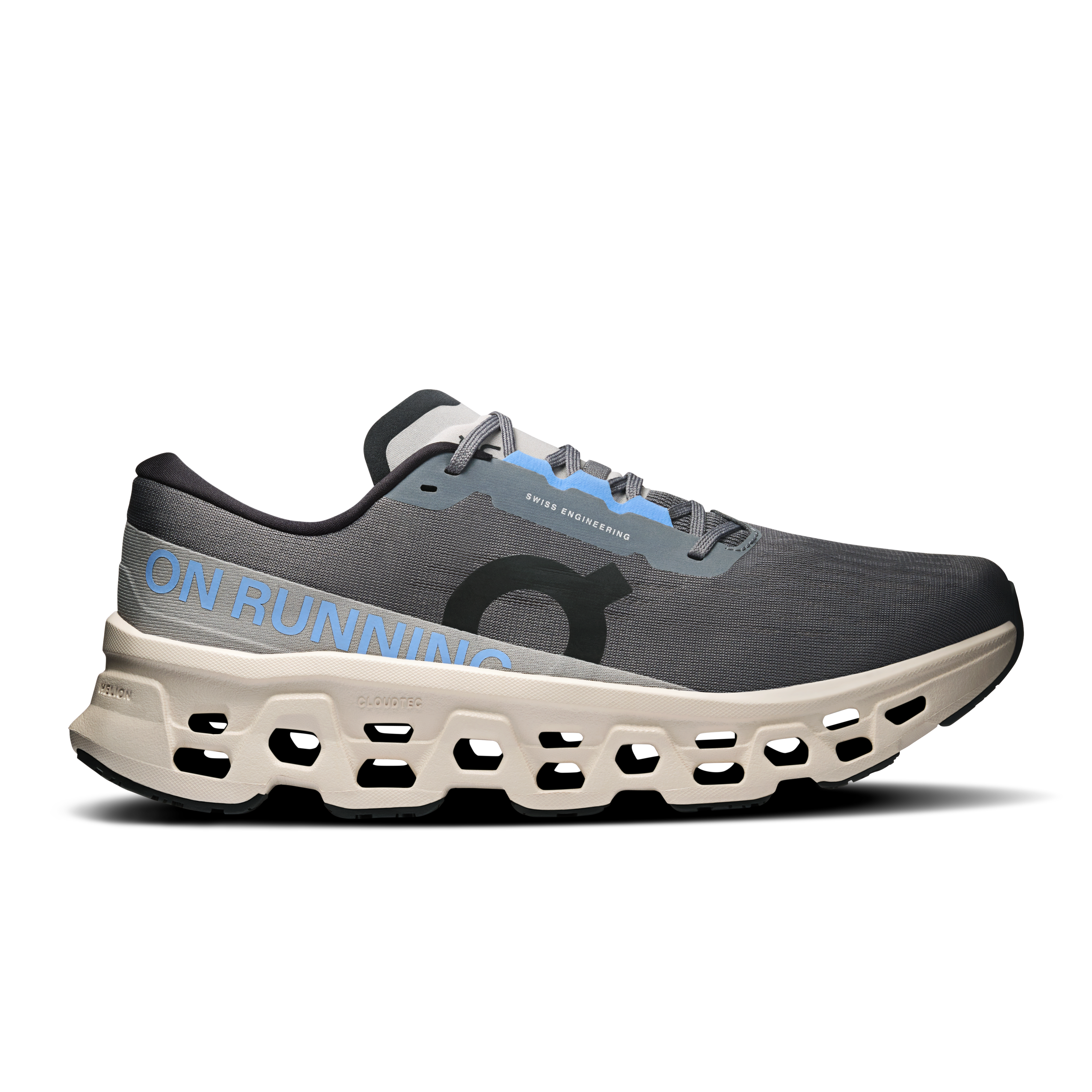 Cloudmonster 3 Road Running Shoe in Rock/Silver