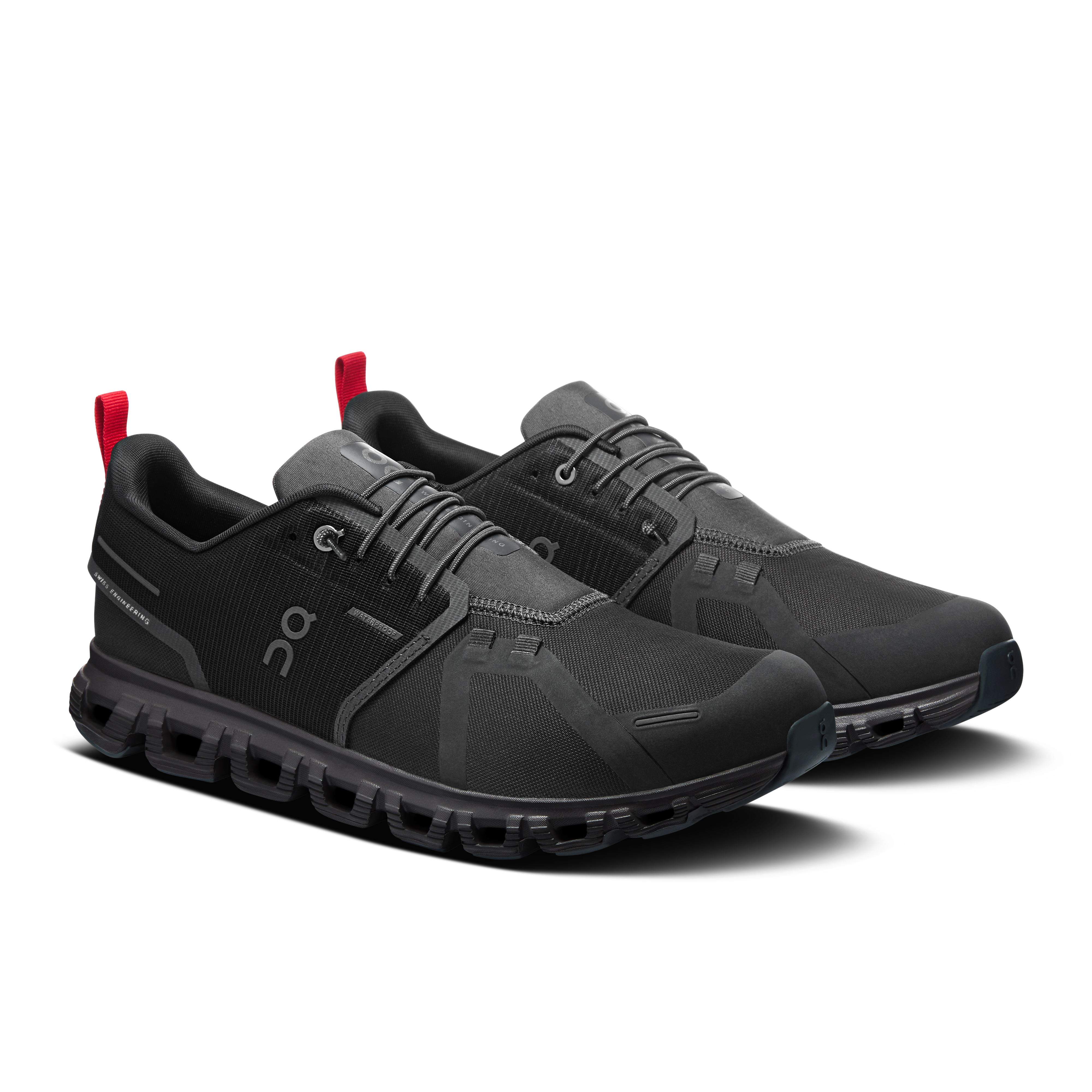 On Cloud 6 Waterproof Black & Eclipse Men Active life Shoes
