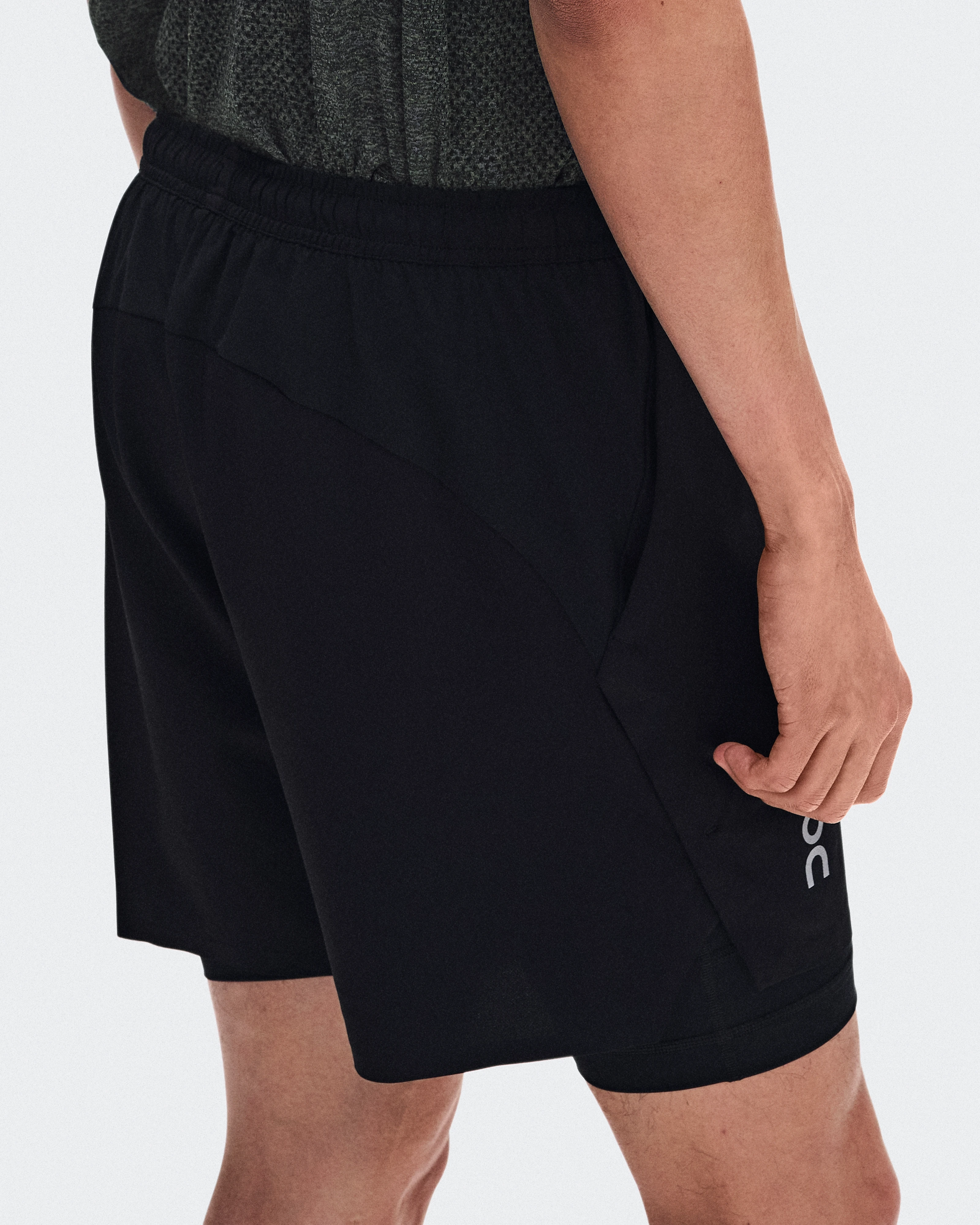 On Train 2-in-1 Shorts Black Men Shorts