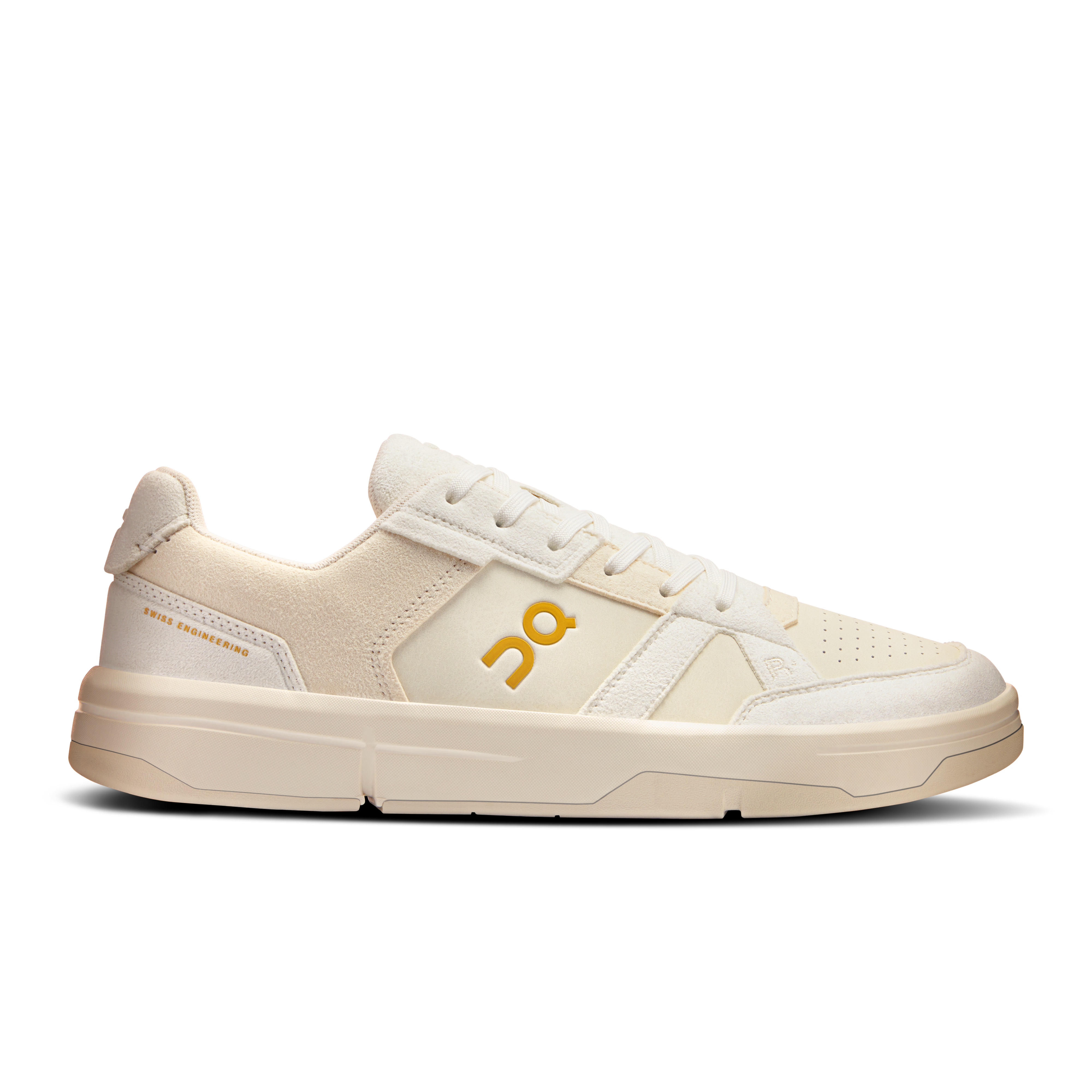 THE ROGER Clubhouse Ace Tennis Shoe in Ivory/Dew