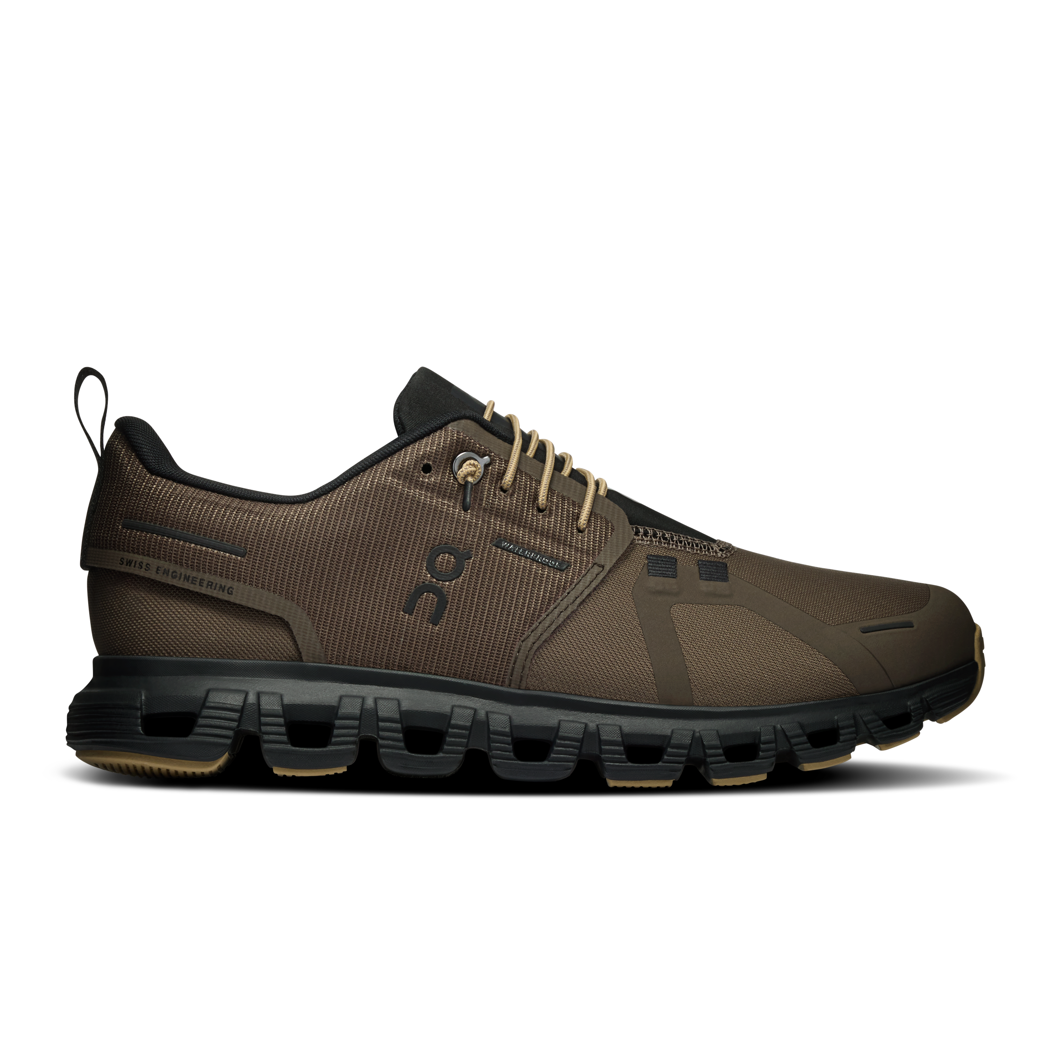 On Cloud 6 Waterproof Grizzly & Black Women – All-day wear Shoes