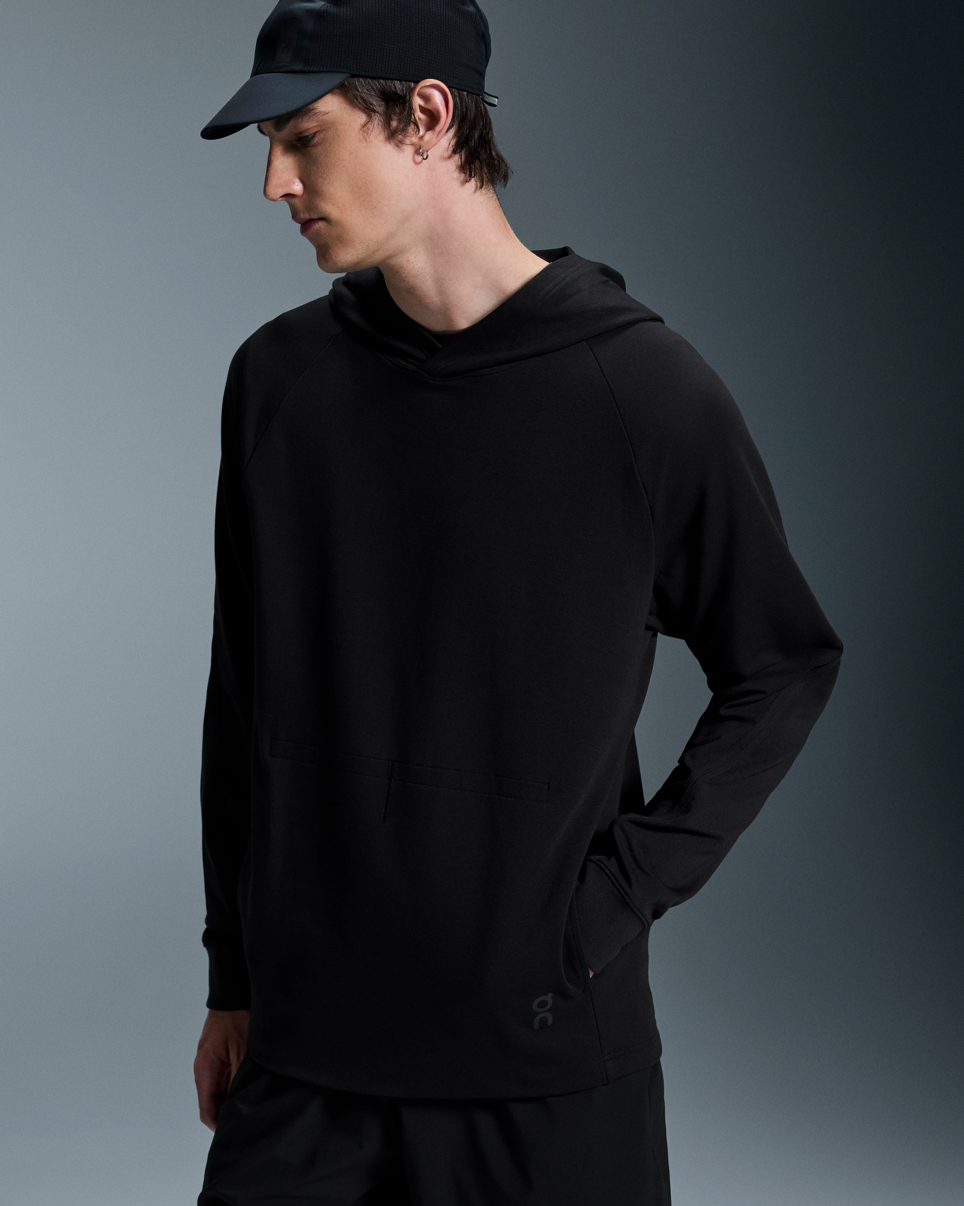 On Studio Hoodie Black Men Hoodies and sweatshirts