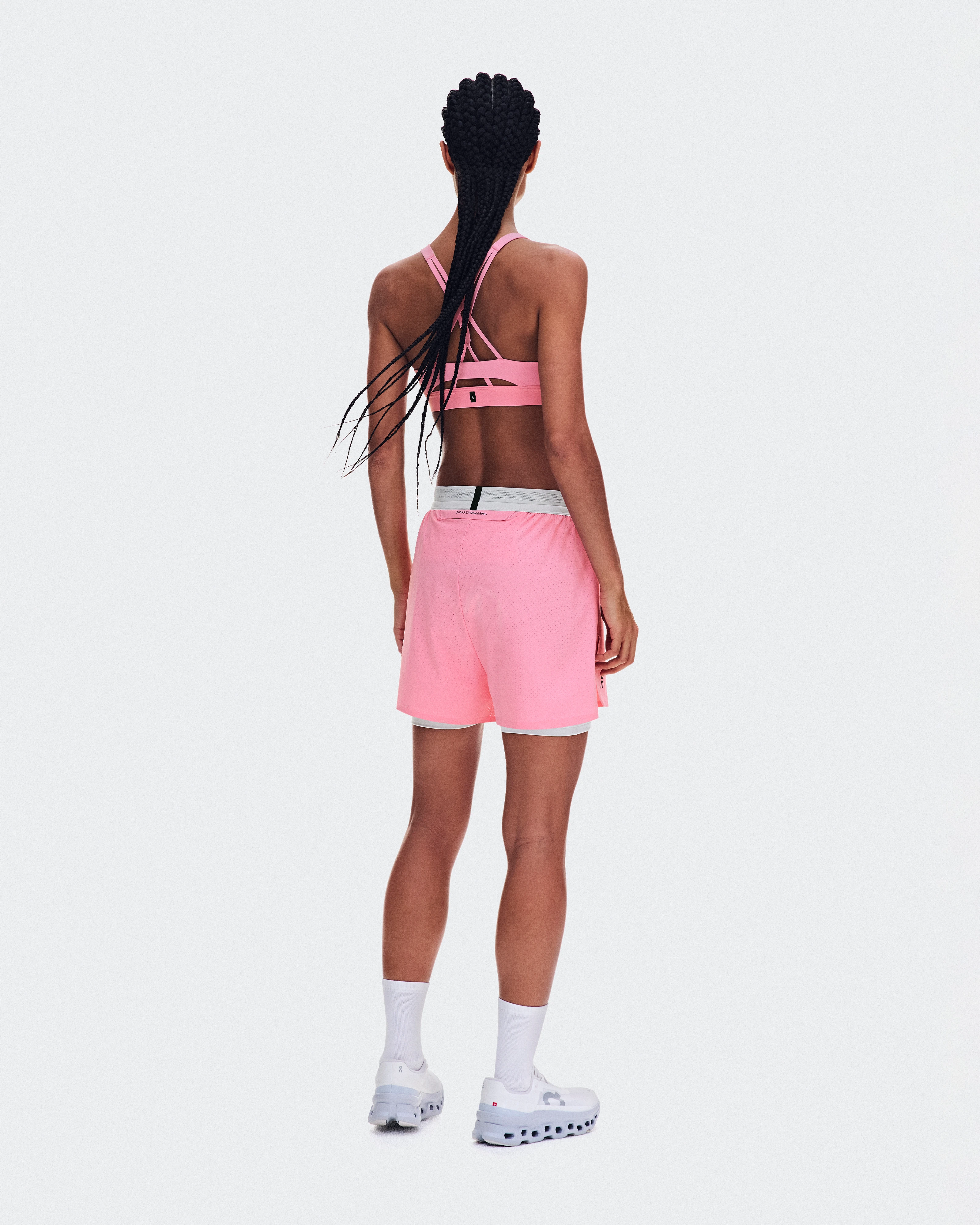 On 3" Performance 2/1 Shorts Magnolia & Glacier Women Shorts