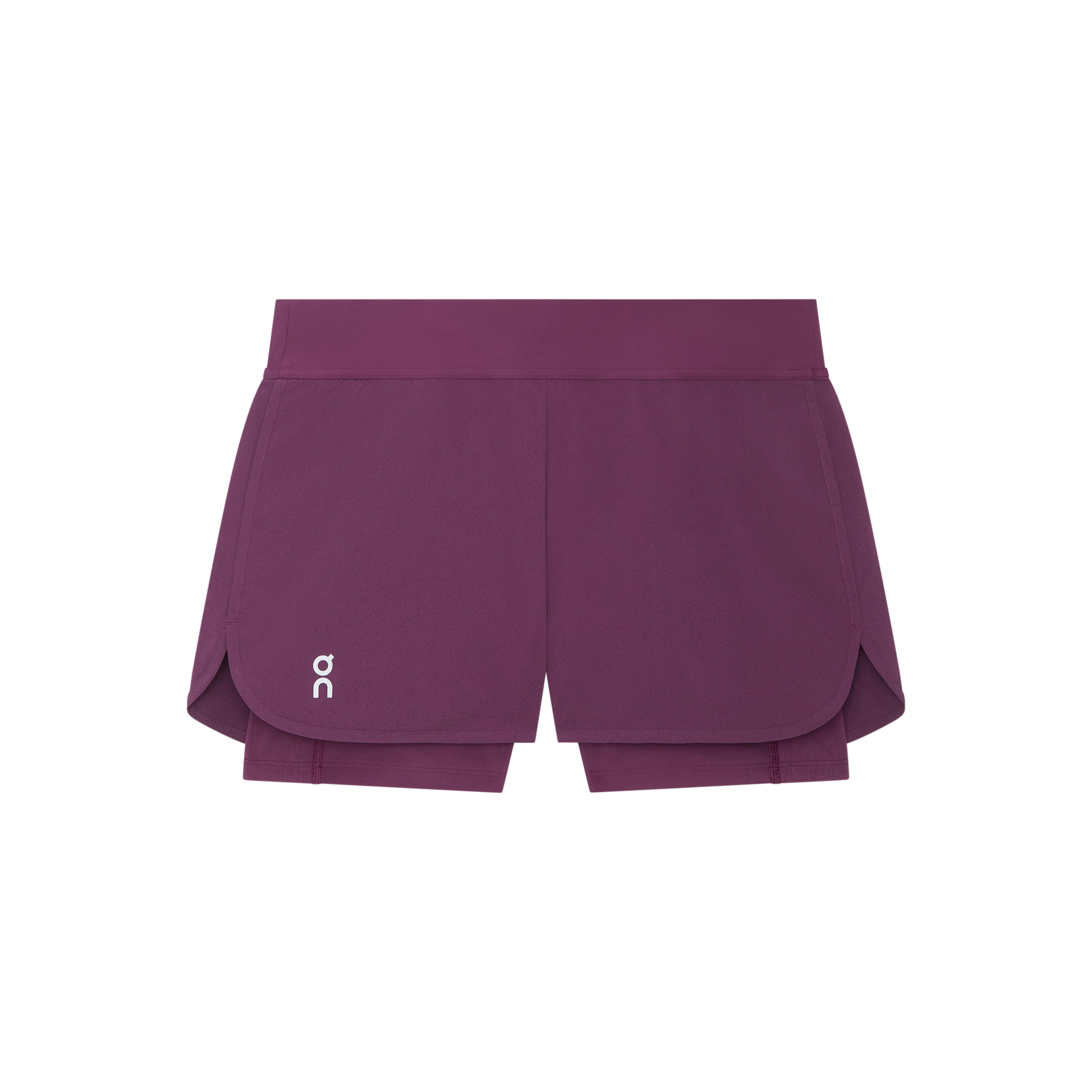 3" Court Shorts 2-in-1 in Cassis