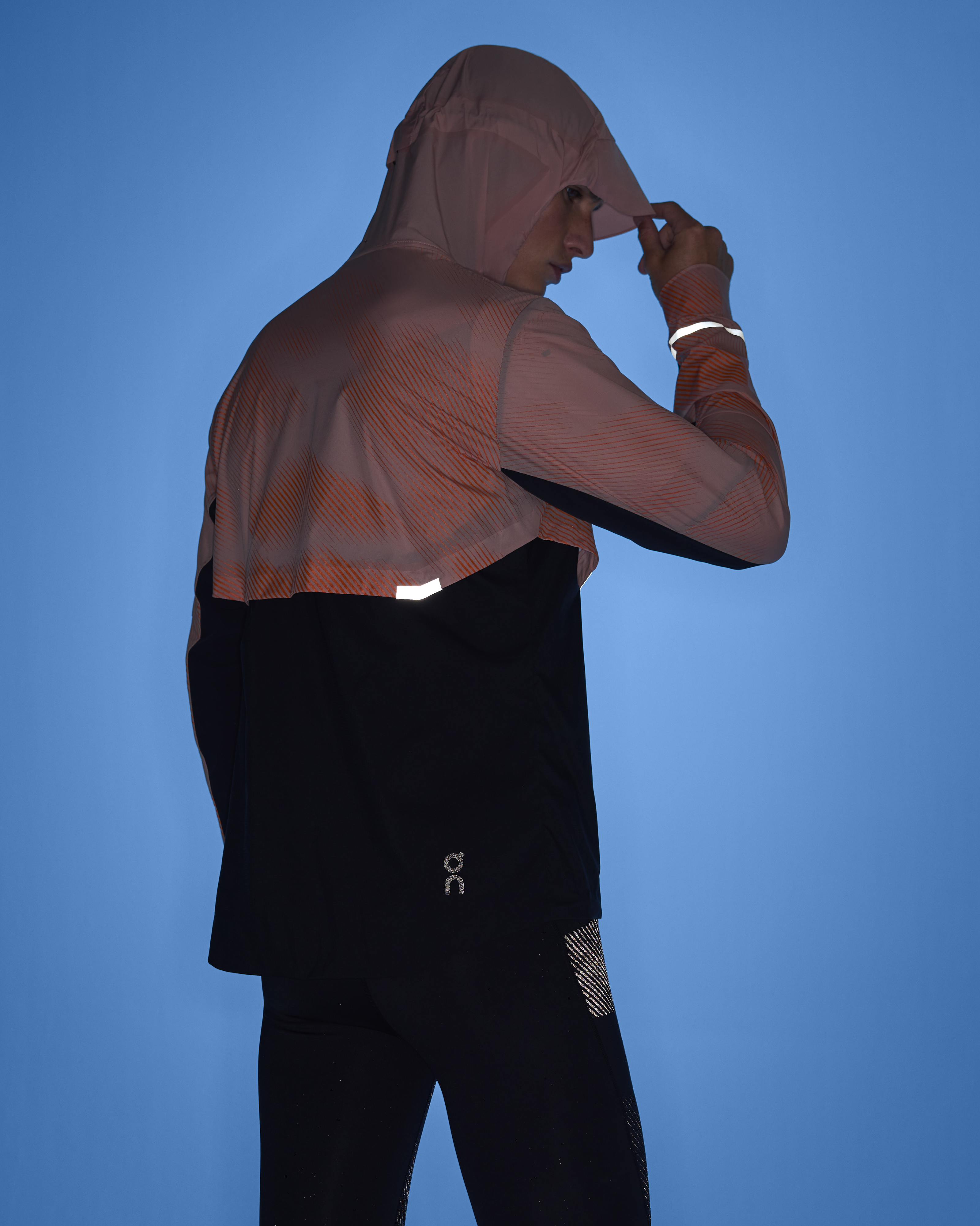 On Weather Jacket Lumos Woodrose & Black Men Jackets
