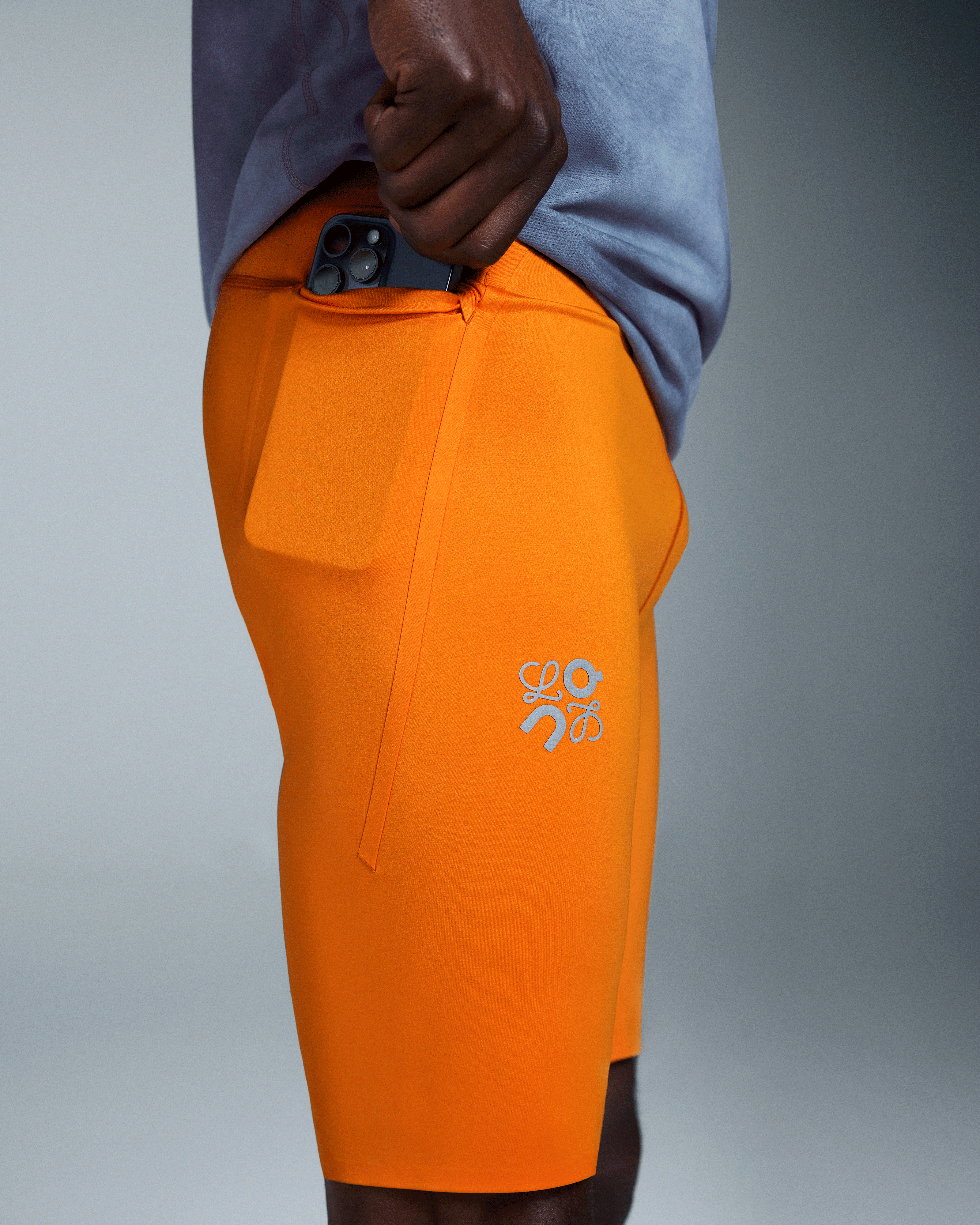 On Active Shorts LOEWE Orange Men Shorts