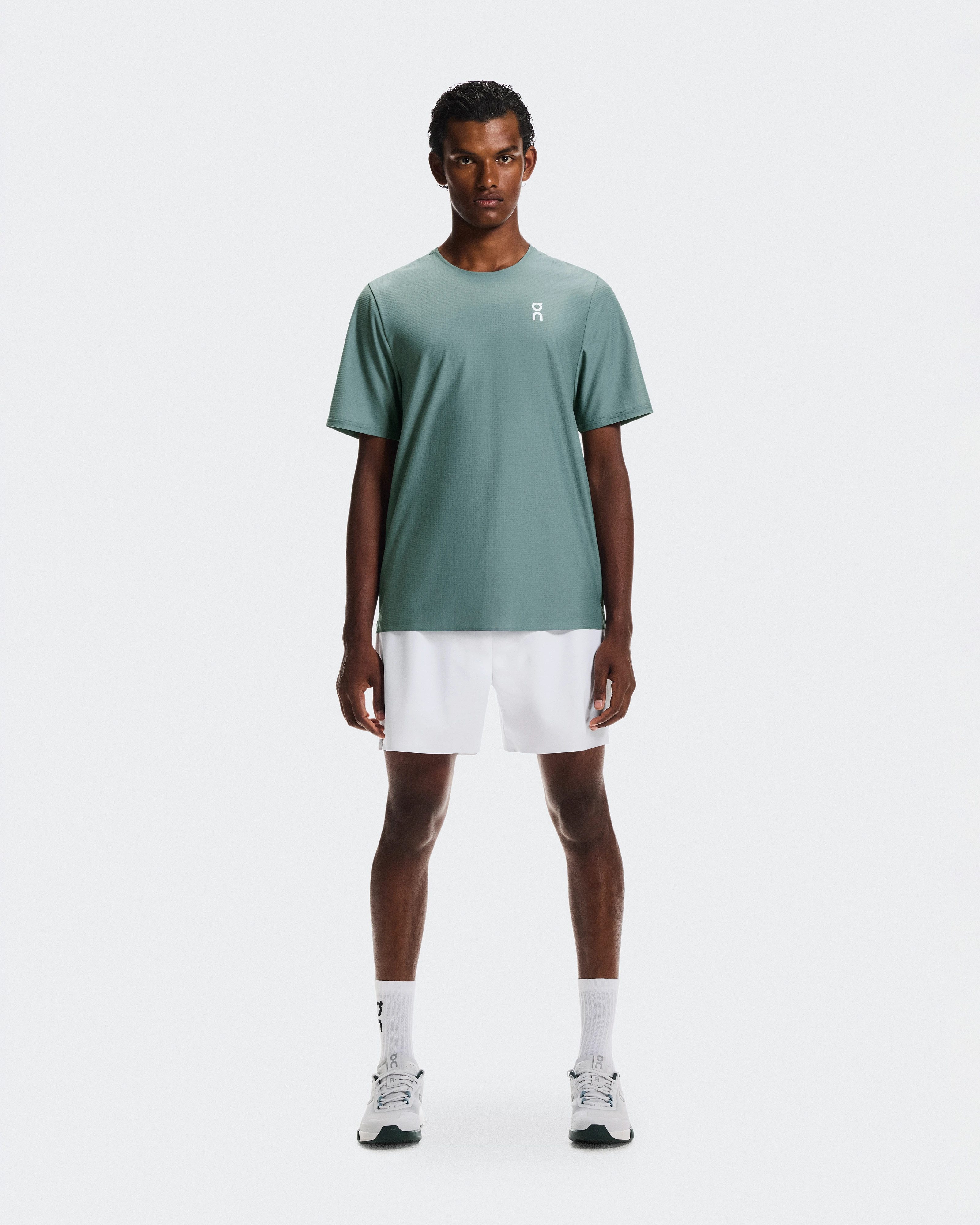 On 5" Court Shorts White Men Shorts