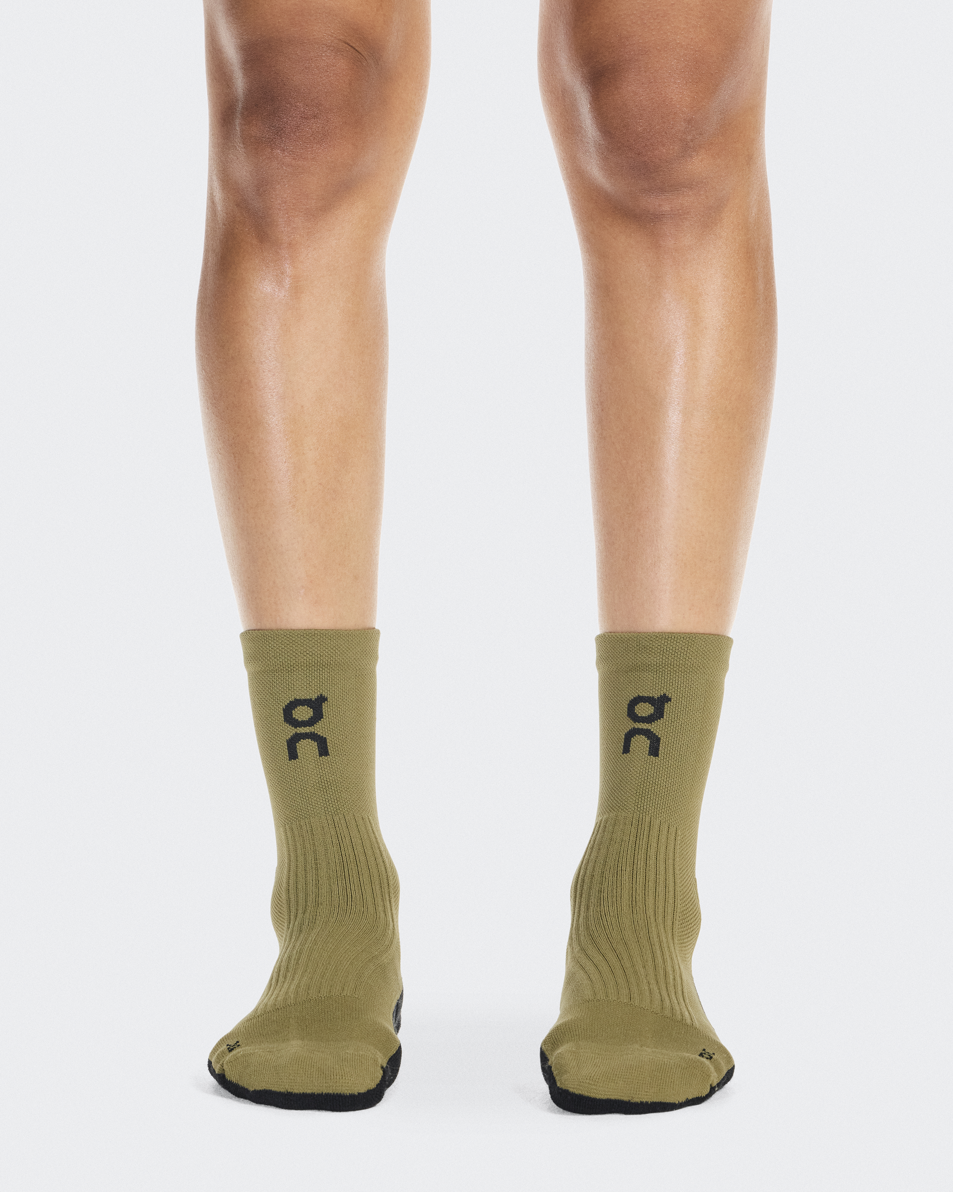 Trail Sock High 2P in Olive/Eclipse