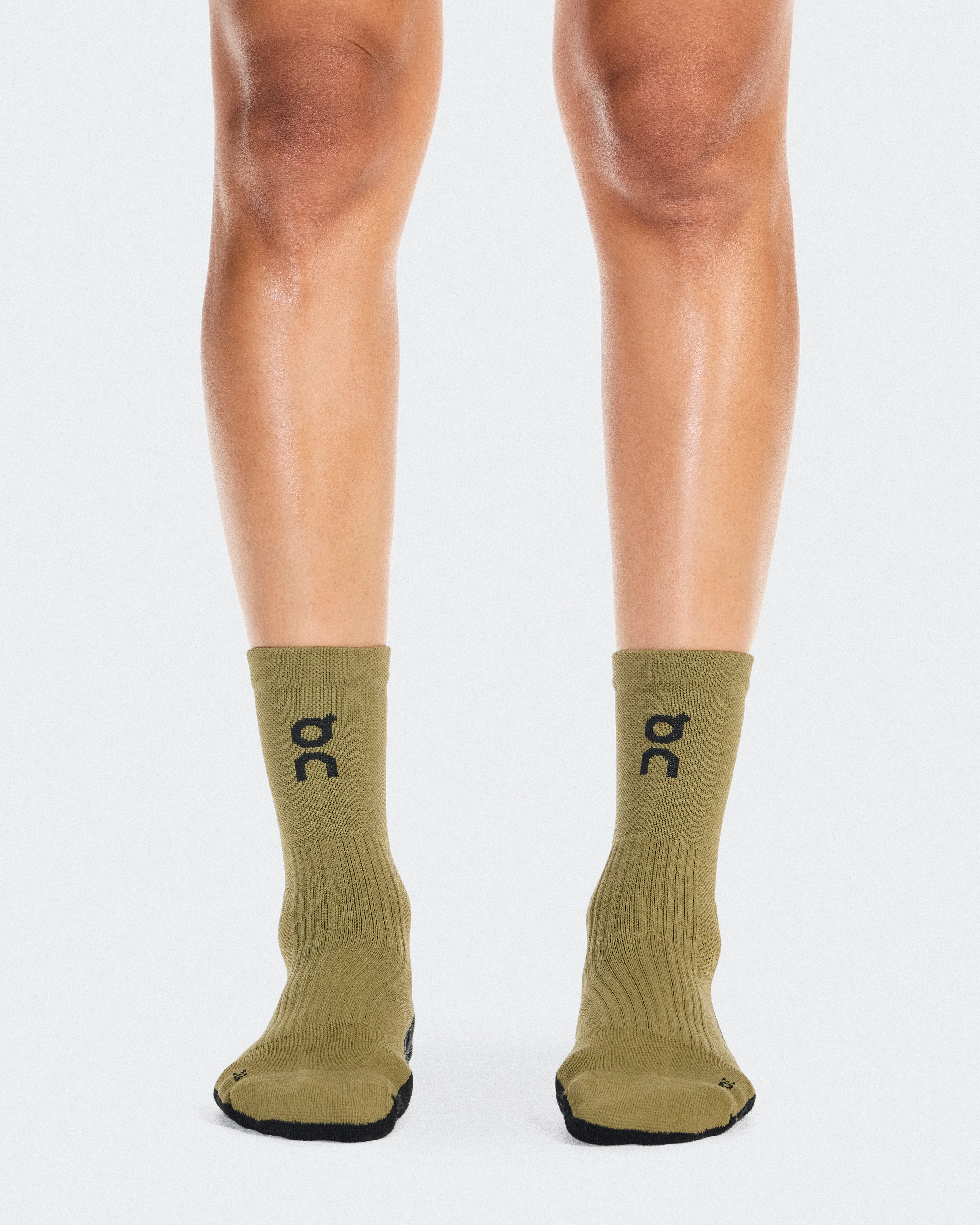 On Trail Sock High 2P Olive & Eclipse Unisex Socks
