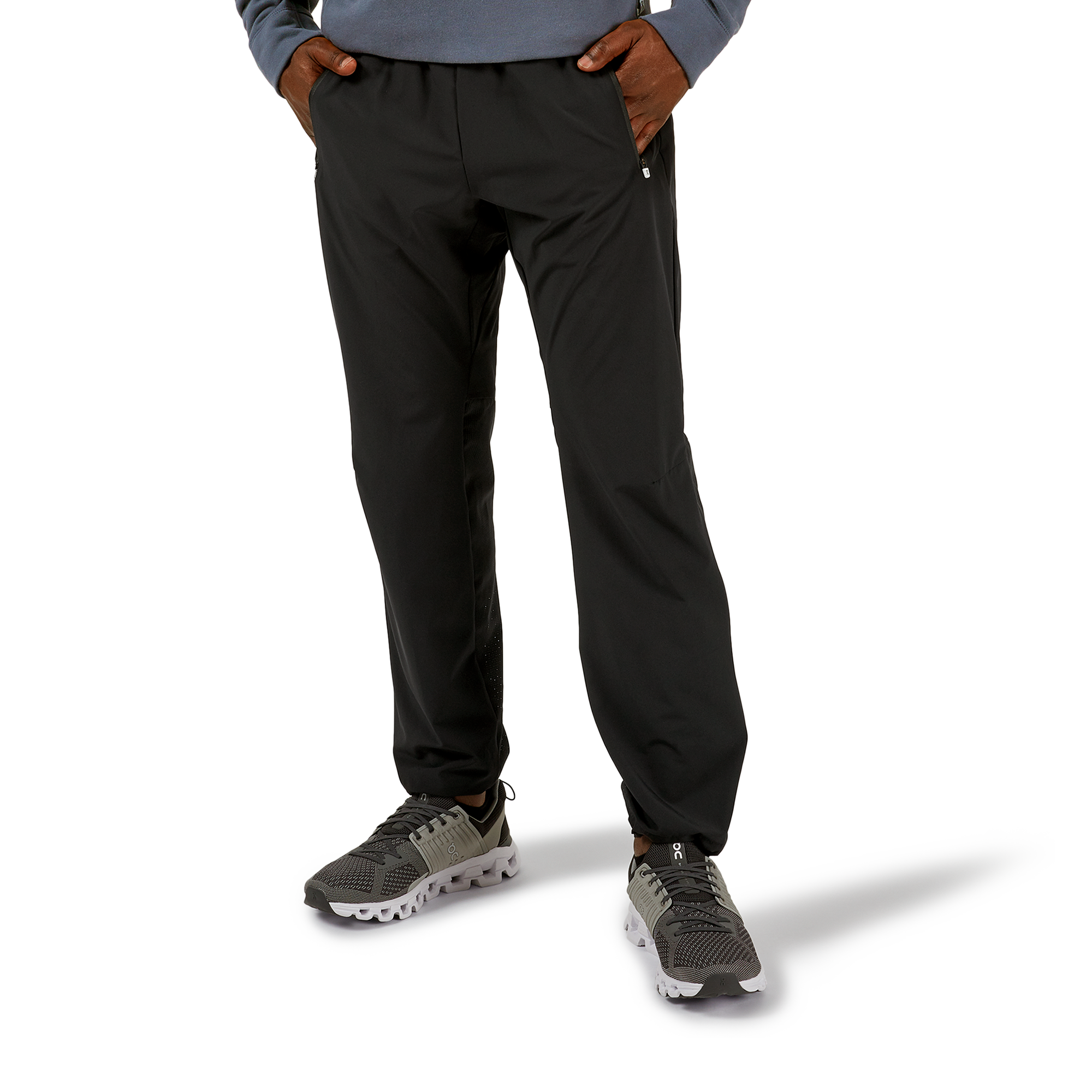 On Track Pants Black Men Pants