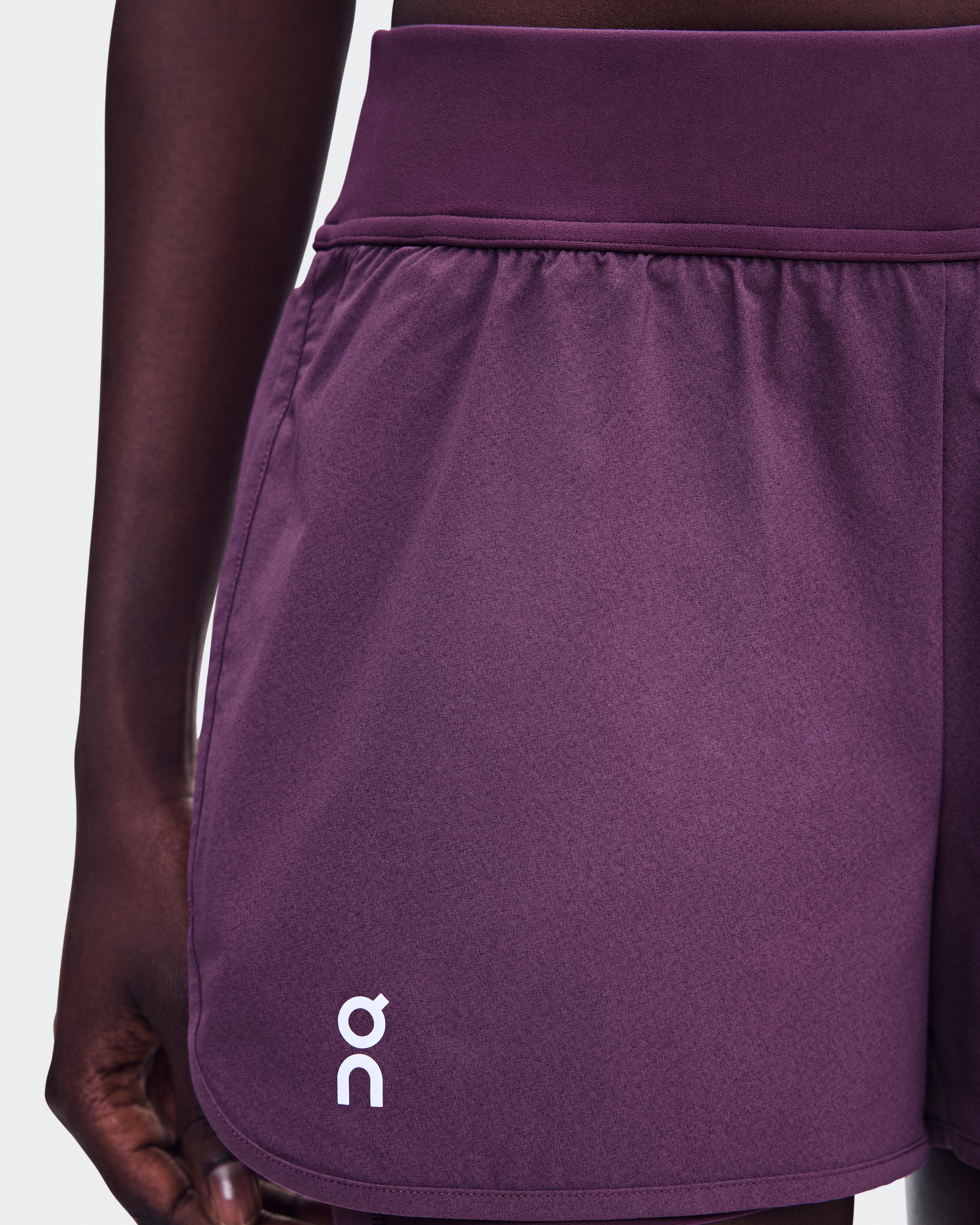 On 3" Court Shorts 2-in-1 Cassis Women Shorts