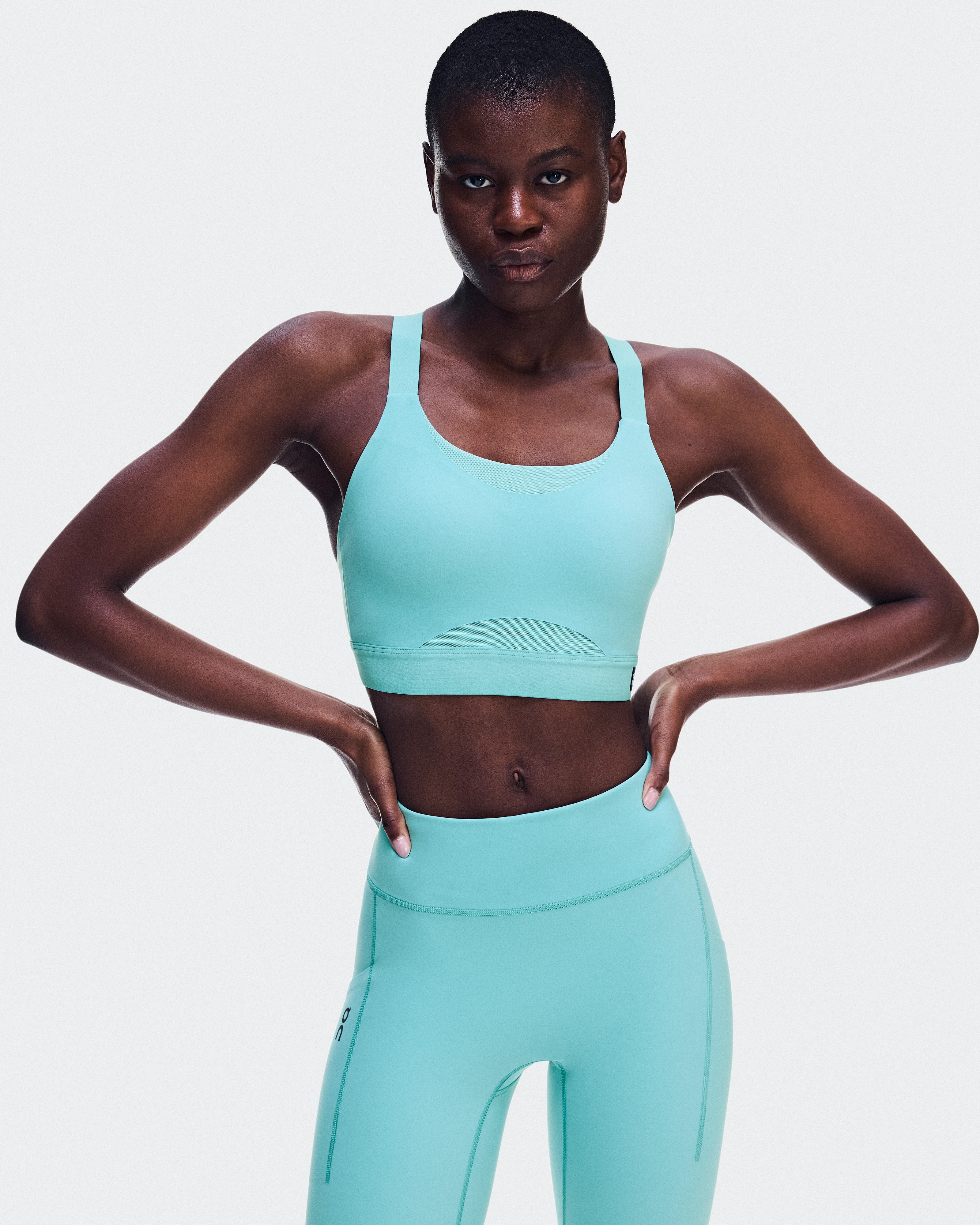 On Performance Tights 7/8 Aquamarine Women Tights