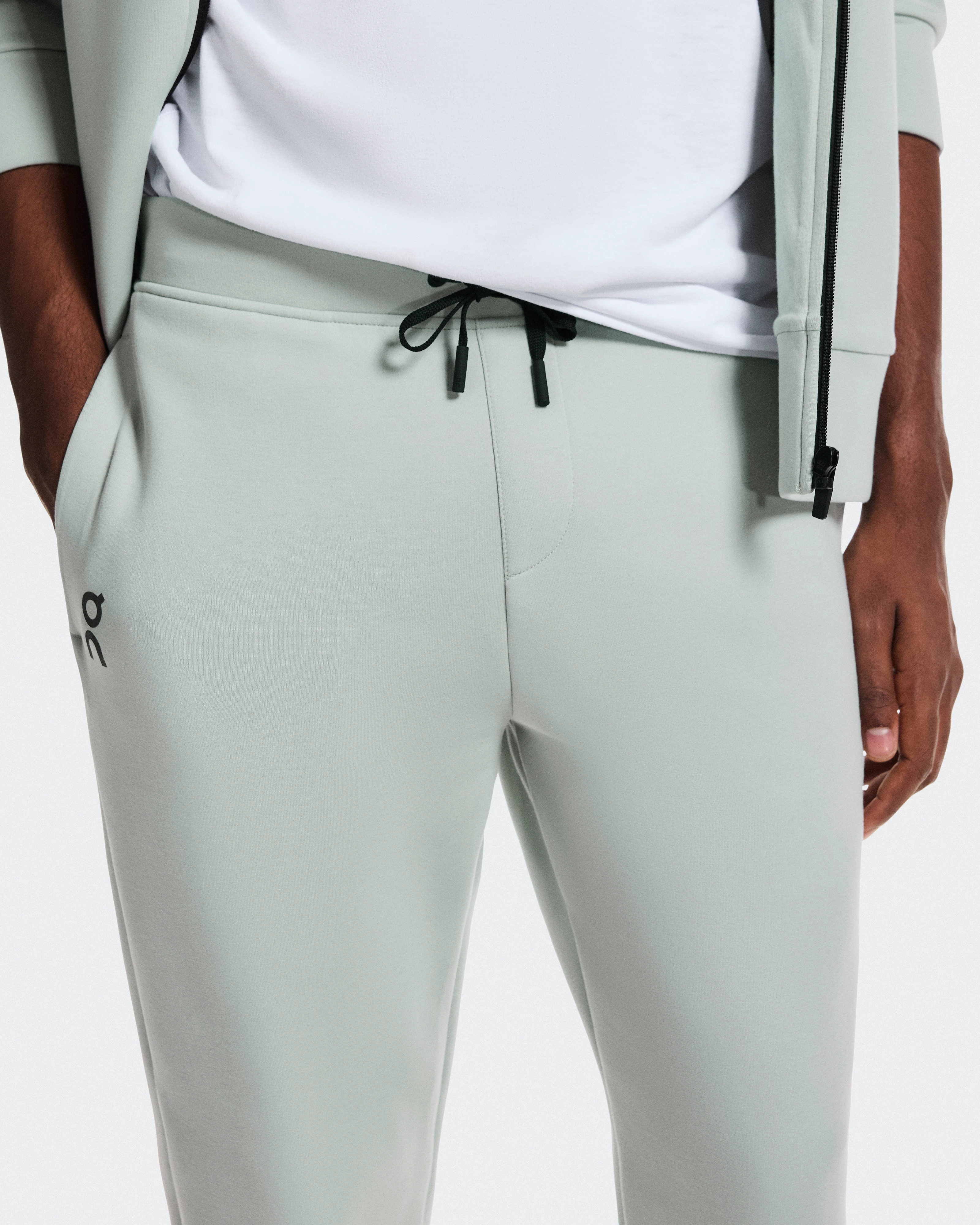 On Focus Tech Sweatpants Mineral Men Pants