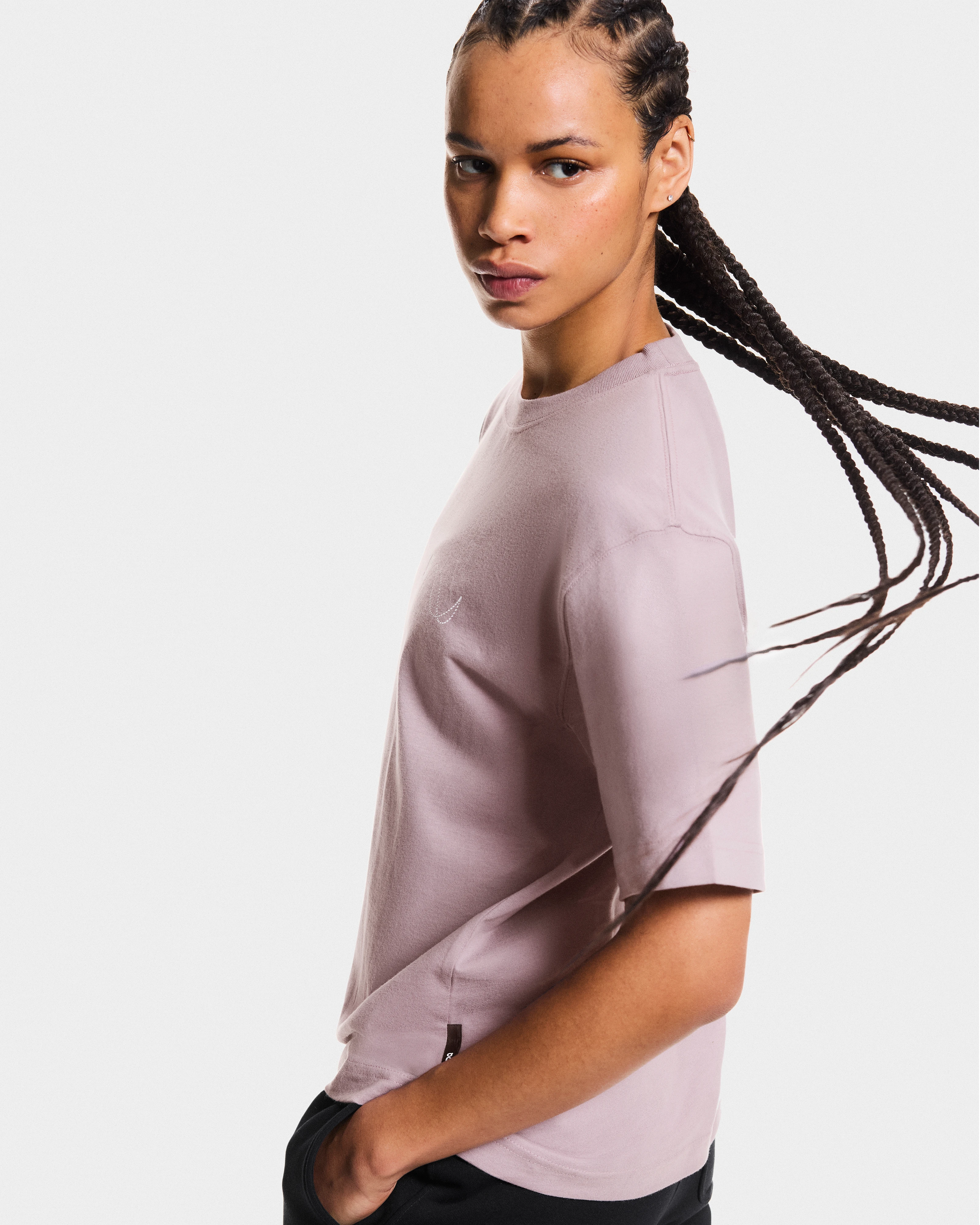 On Club-T Avant Heron Women Tops and t-shirts