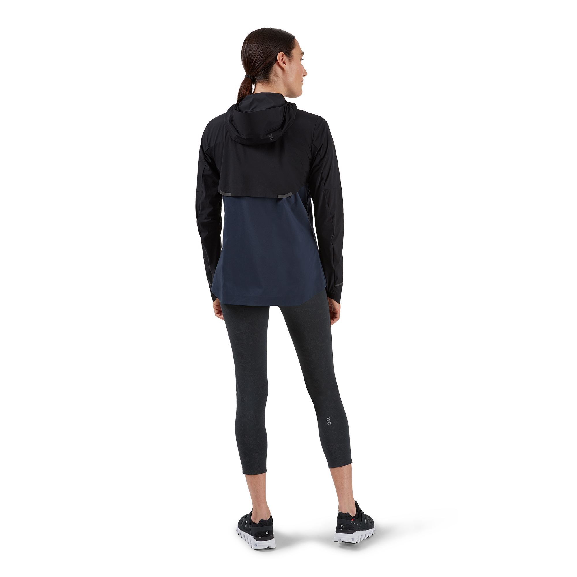 On Weather Jacket Black & Navy Women Jackets