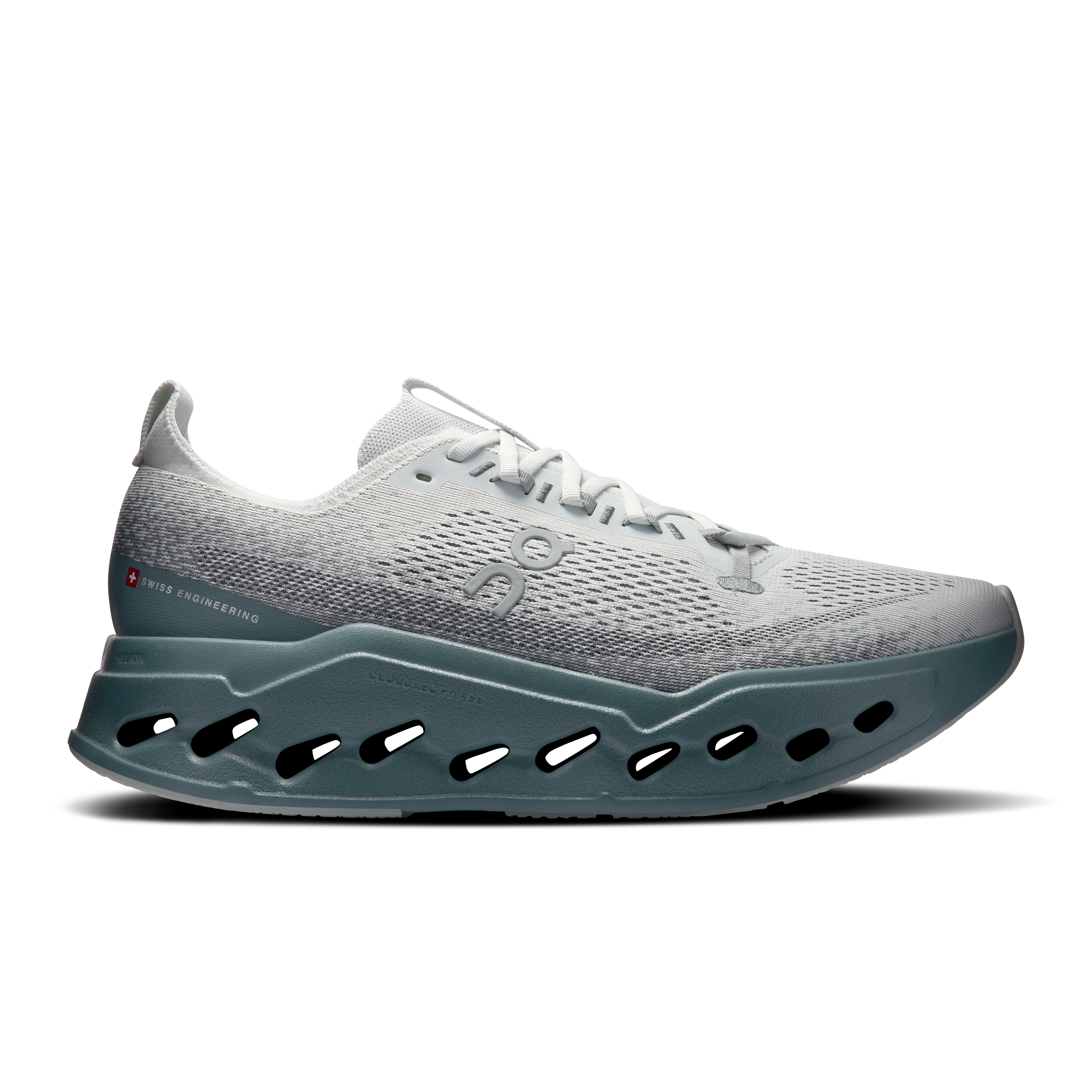 Cloudsurfer Max Road Running Shoe in Iceberg/Olive
