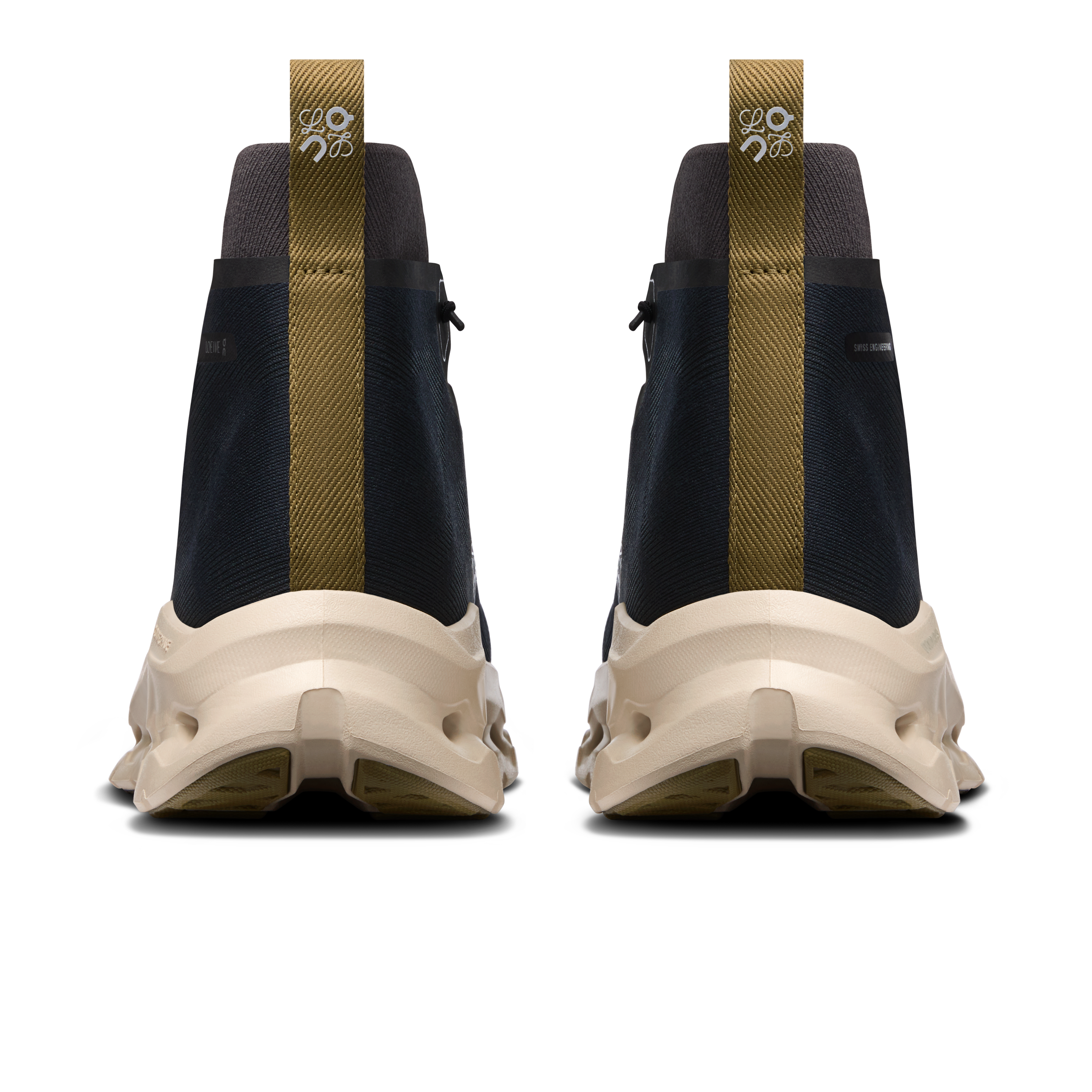On Cloudtilt Hi LOEWE Black & Oatmeal | Olive Men Active life Shoes