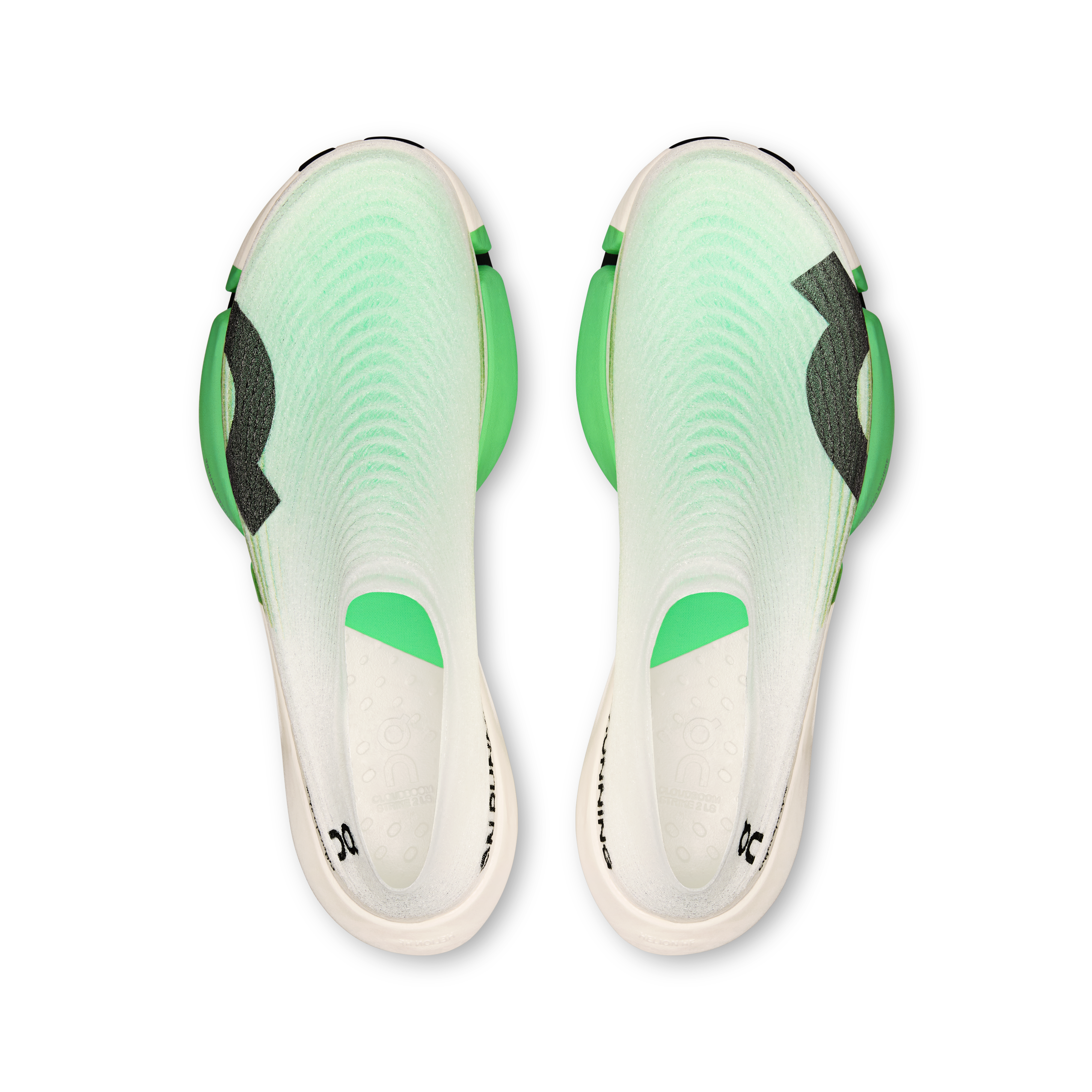 On LightSpray Cloudboom Strike 2 White & Verdite Unisex Road running Shoes