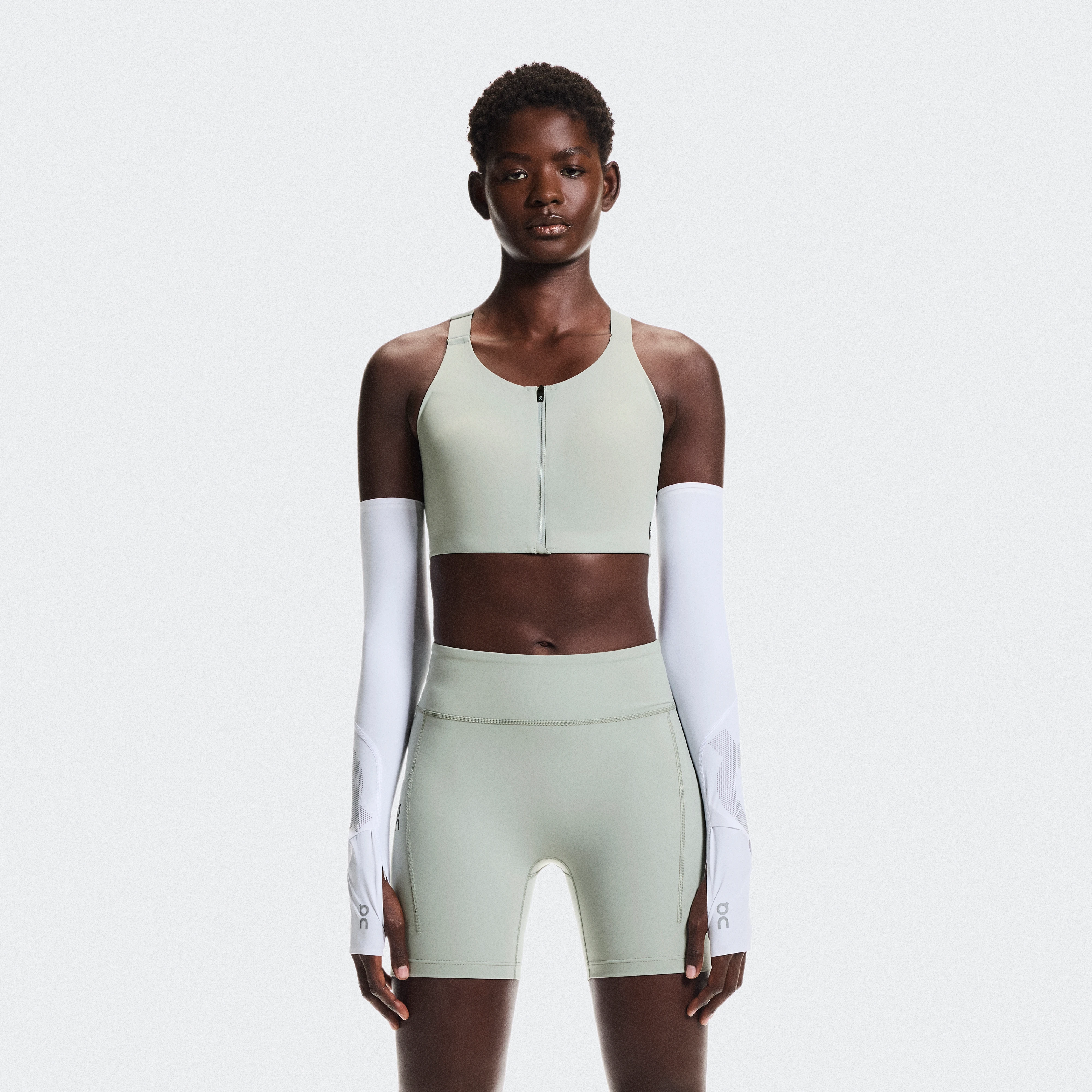 On Endurance Bra Zip Tin Women – Running, high support Bras