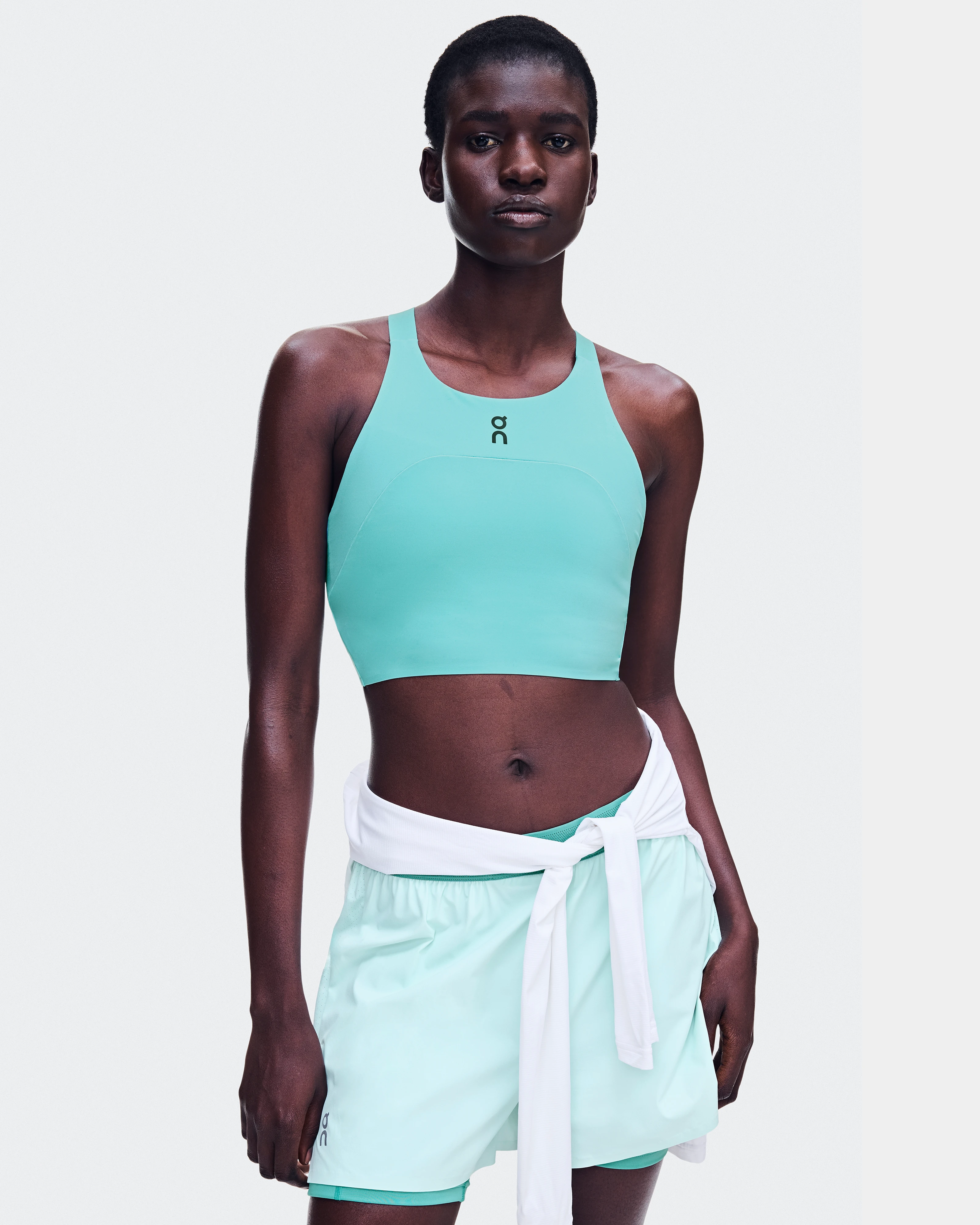 On Performance Crop Aquamarine Women Tops and t-shirts