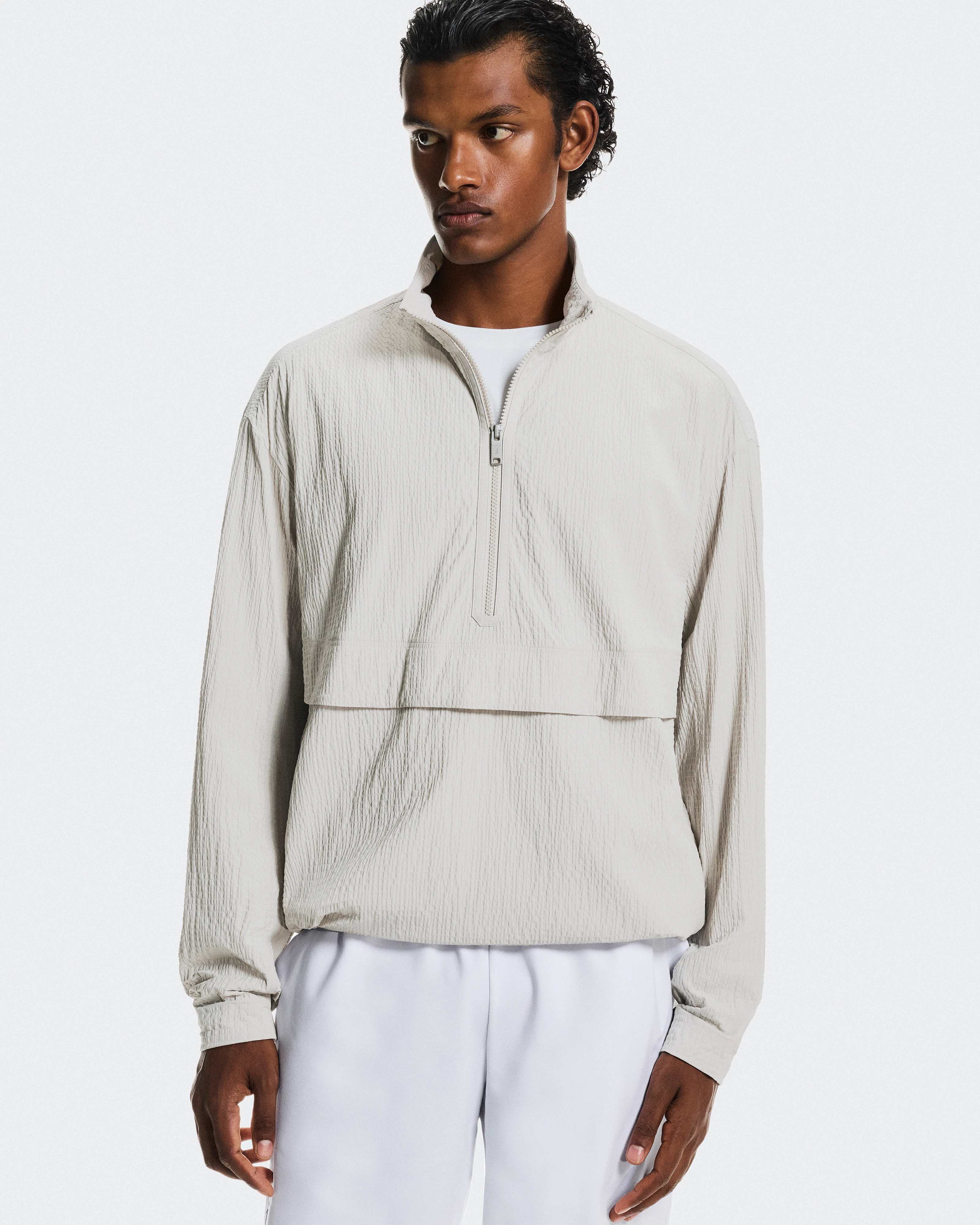 On Courtside 1/2 Zip Eaze Sand Men Hoodies and sweatshirts
