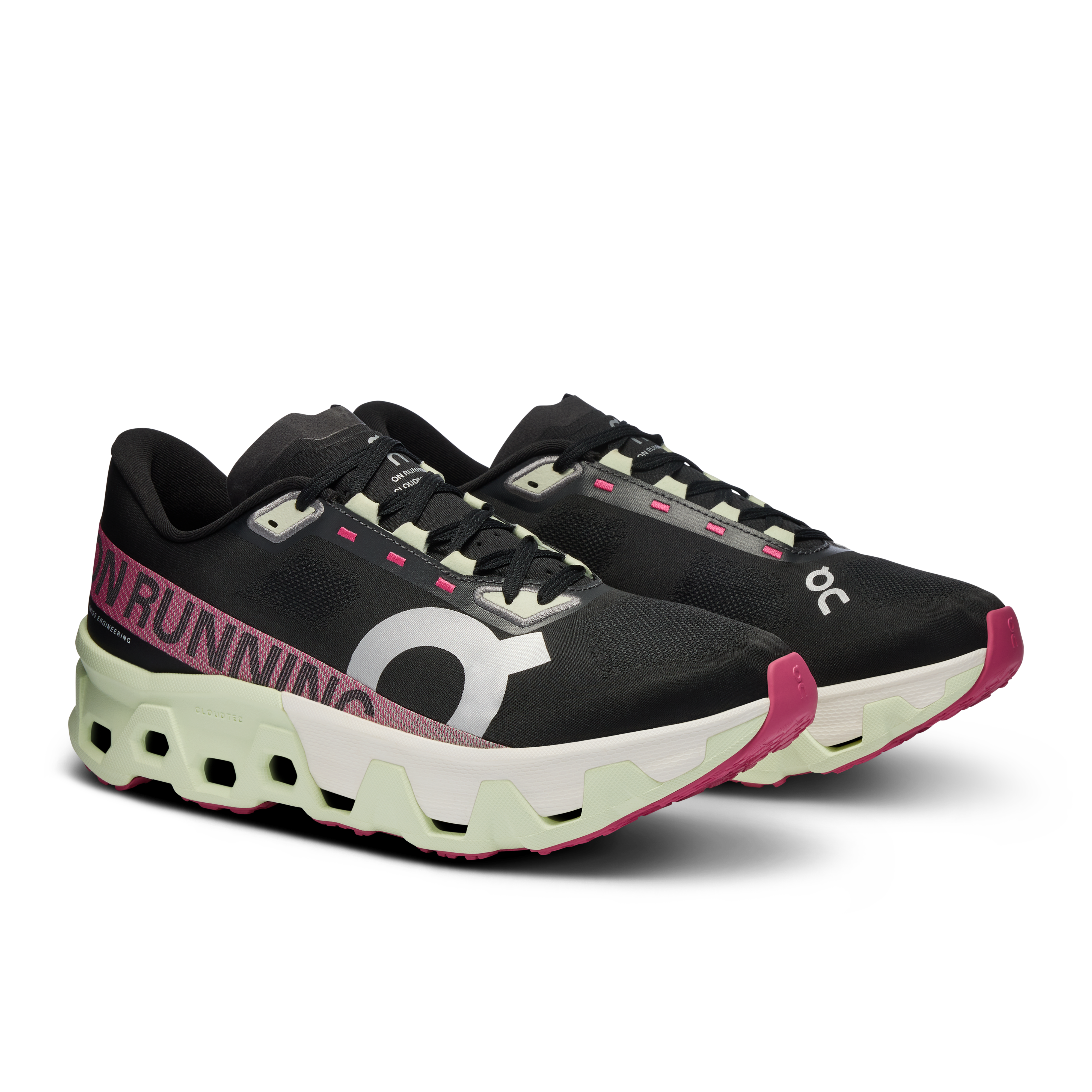 On Cloudmonster Hyper Black & Lima Men Road running Shoes