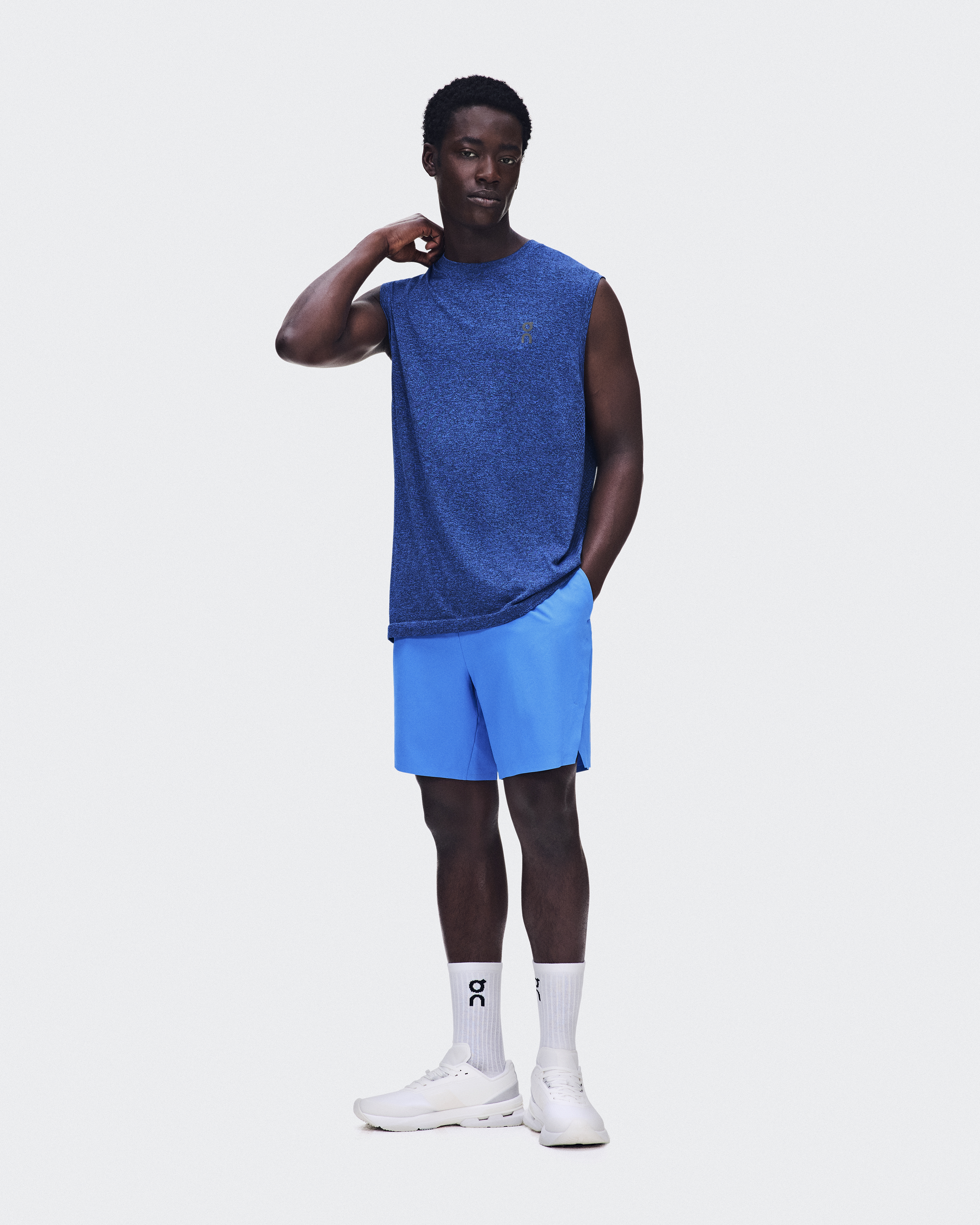 Train Flex Tank Top in Jay Heather