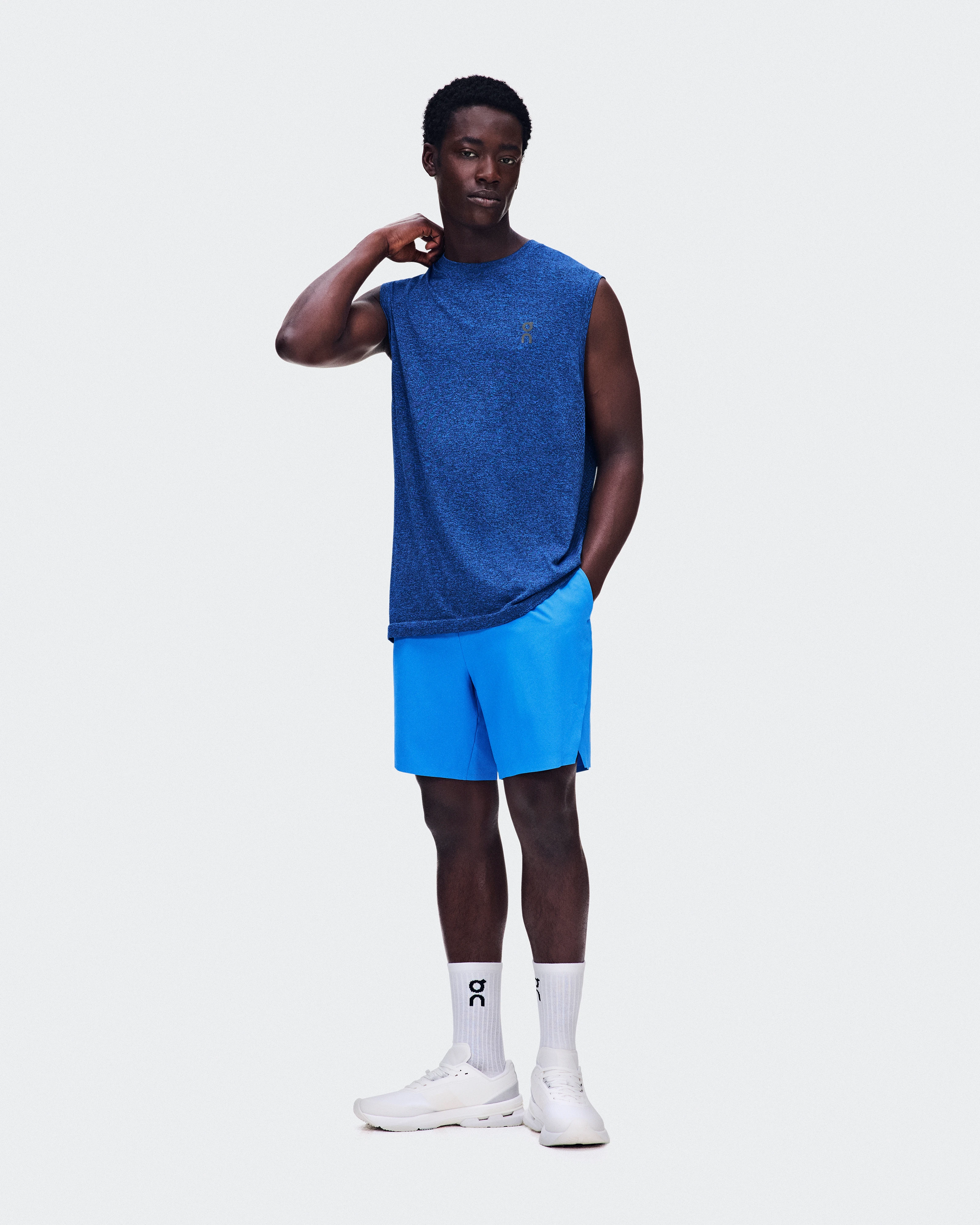 On Train Flex Tank Jay Heather Men Tops and t-shirts