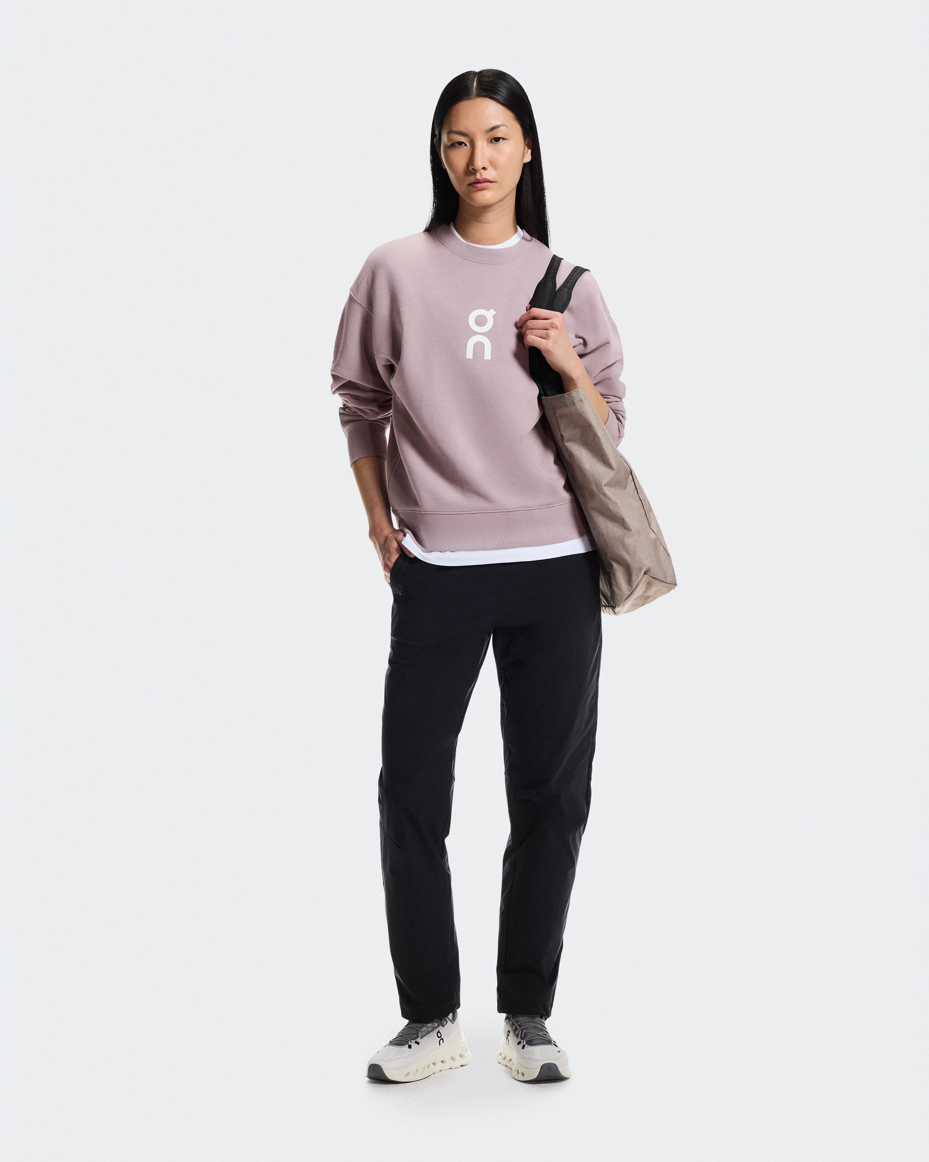 On Club Crew Heron Women Hoodies and sweatshirts