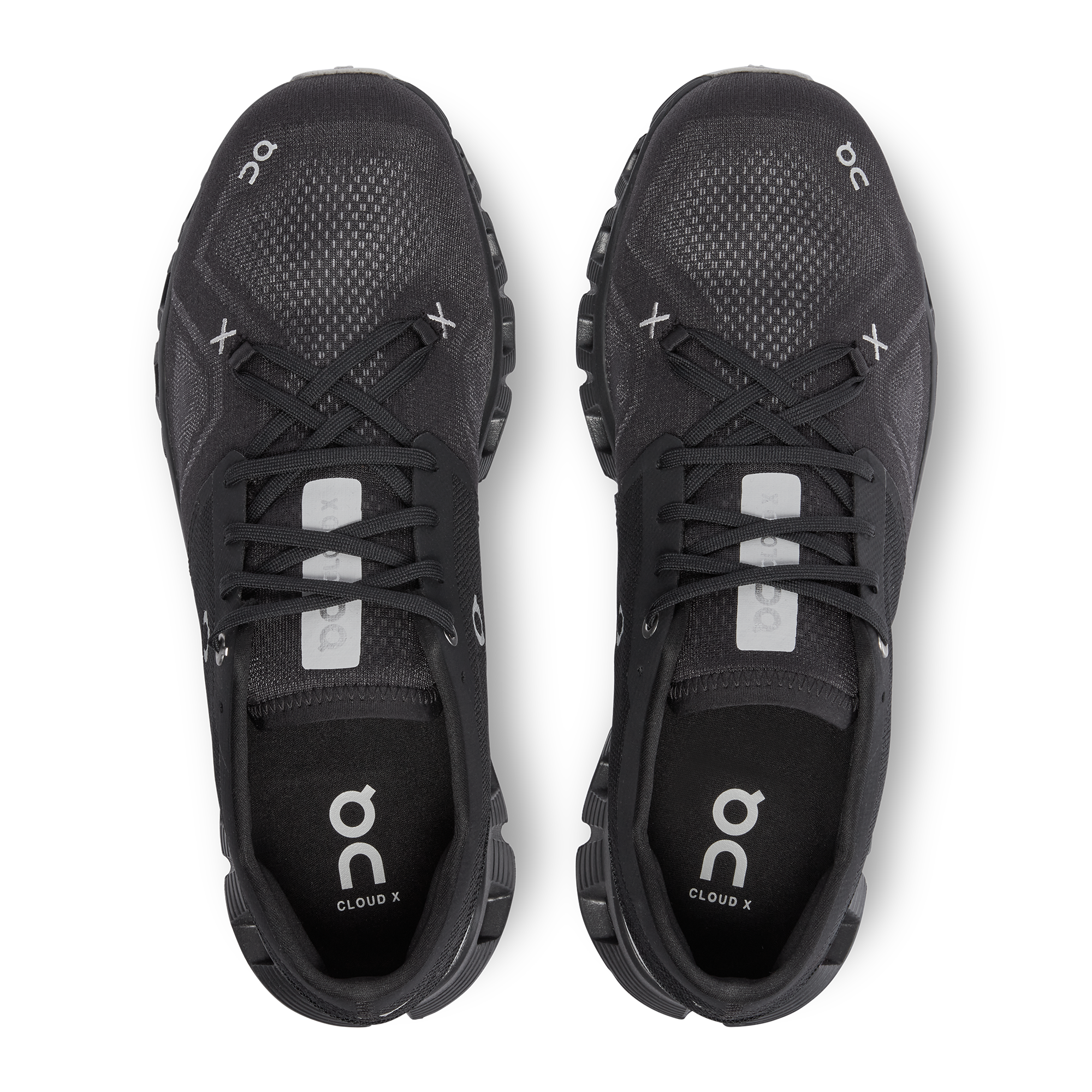 On Cloud X 3 Black Men Road running Shoes