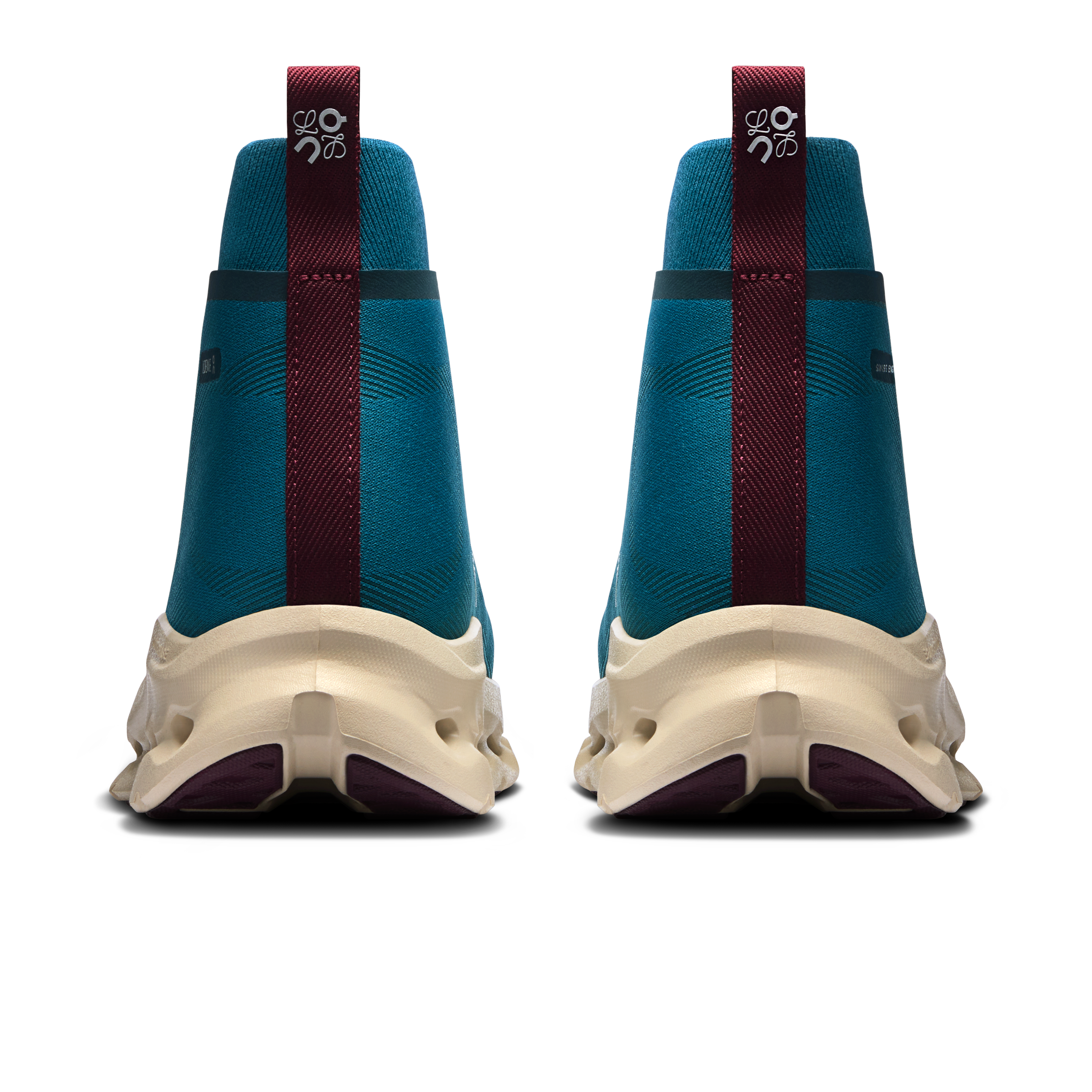 On Cloudtilt Hi LOEWE Teal & Oatmeal | Burgundy Men Active life Shoes