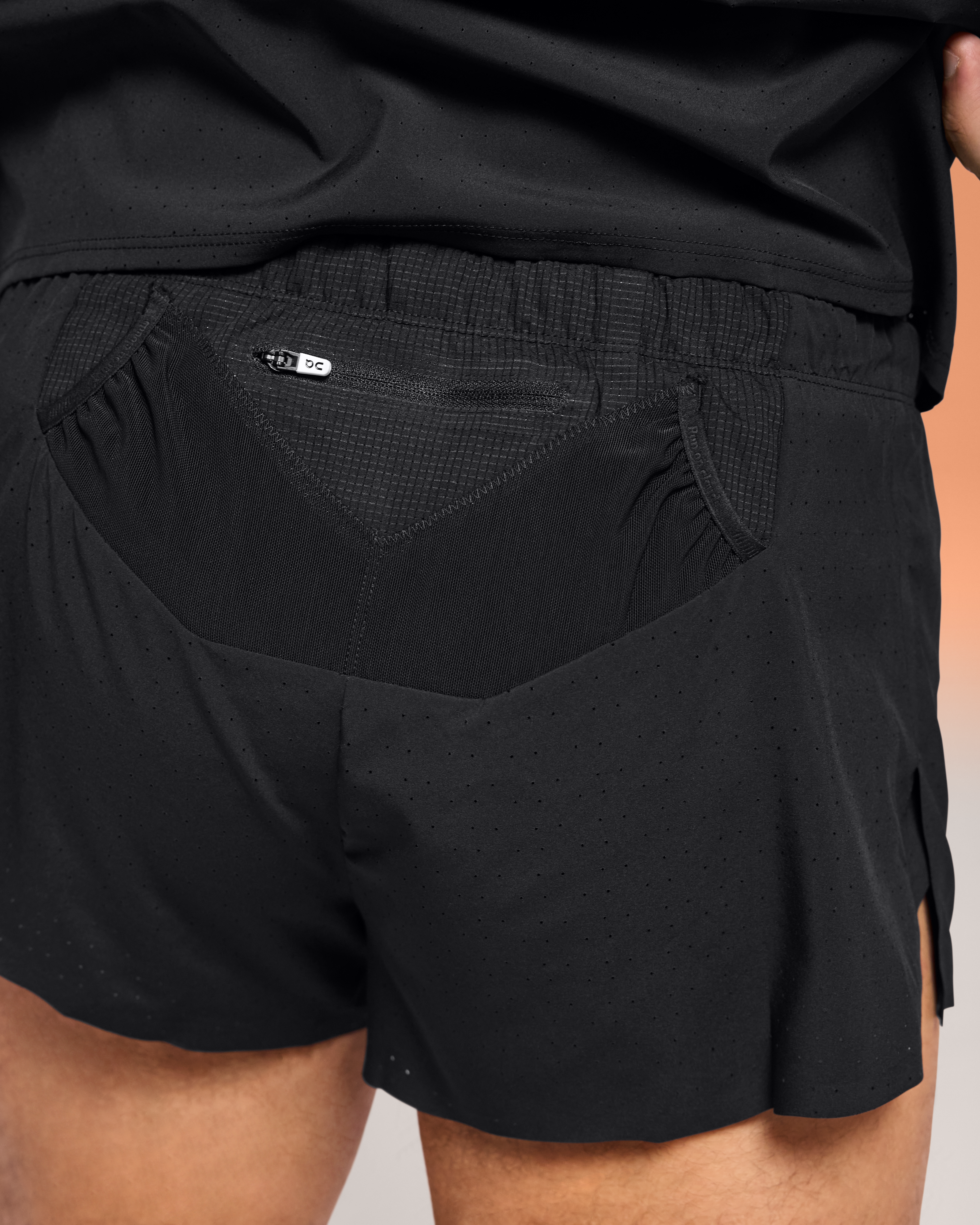 On Race Shorts Black Men Shorts