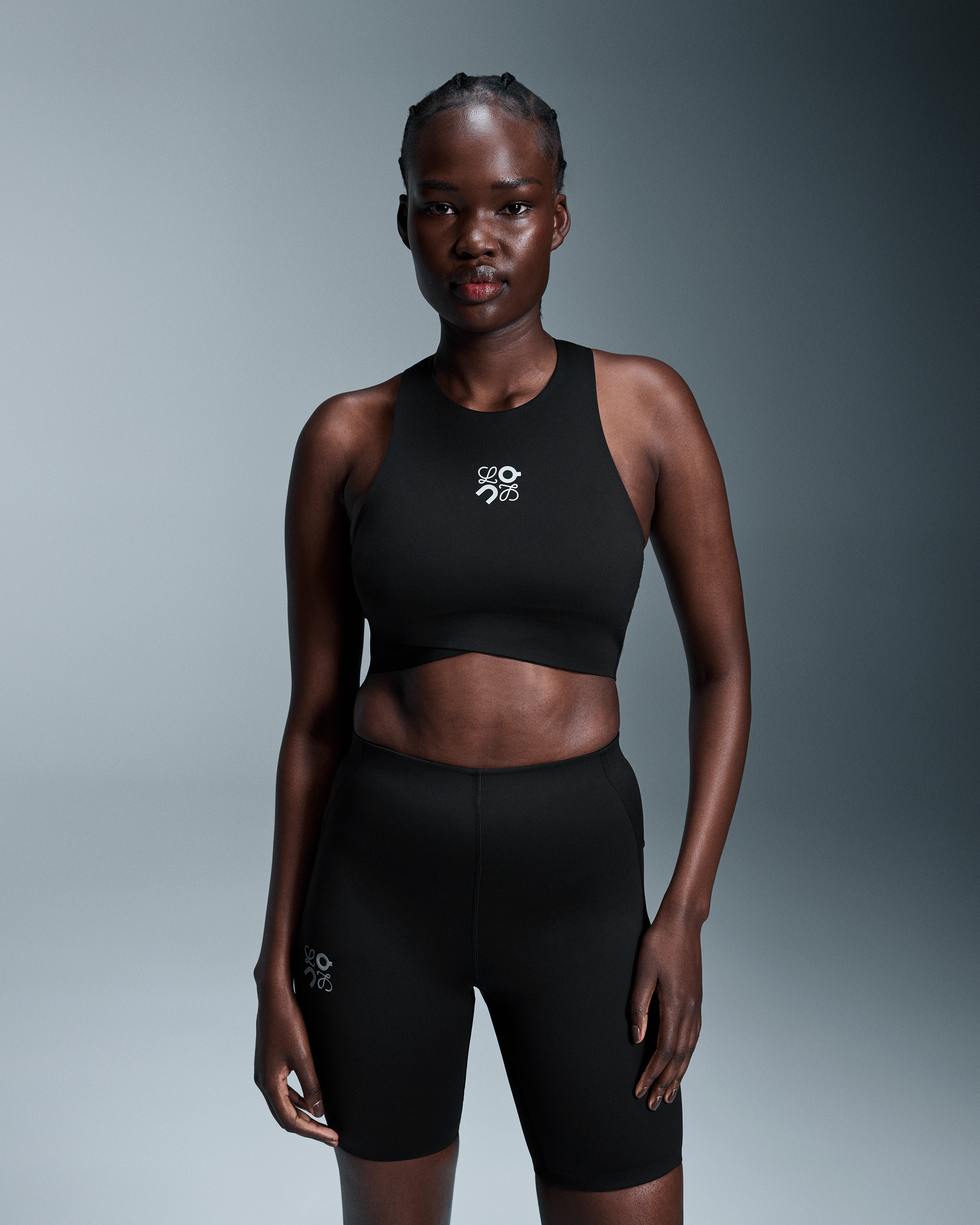 On Active Shorts LOEWE Black Women Shorts