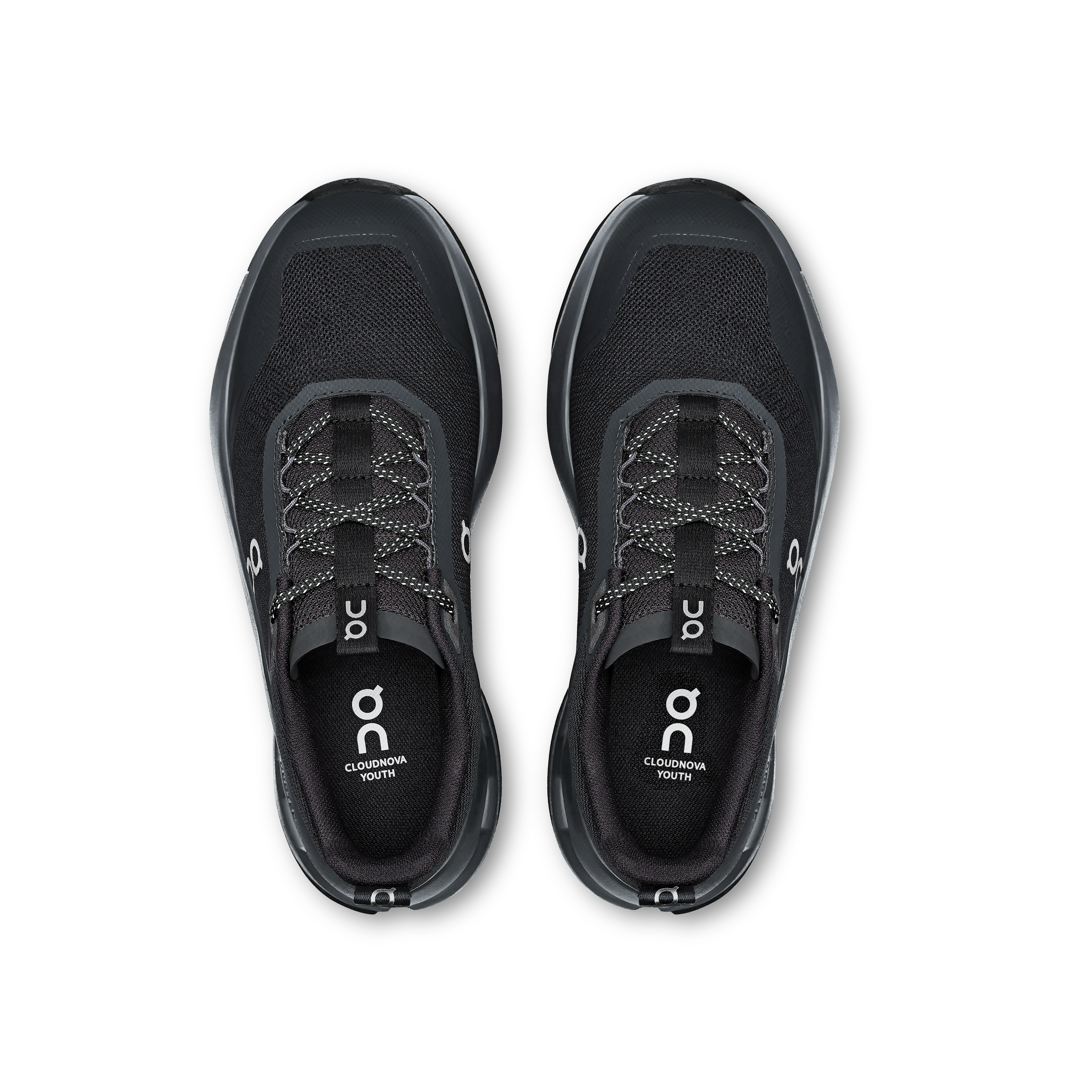On Cloudnova Youth Black & Eclipse Youth Active life Shoes